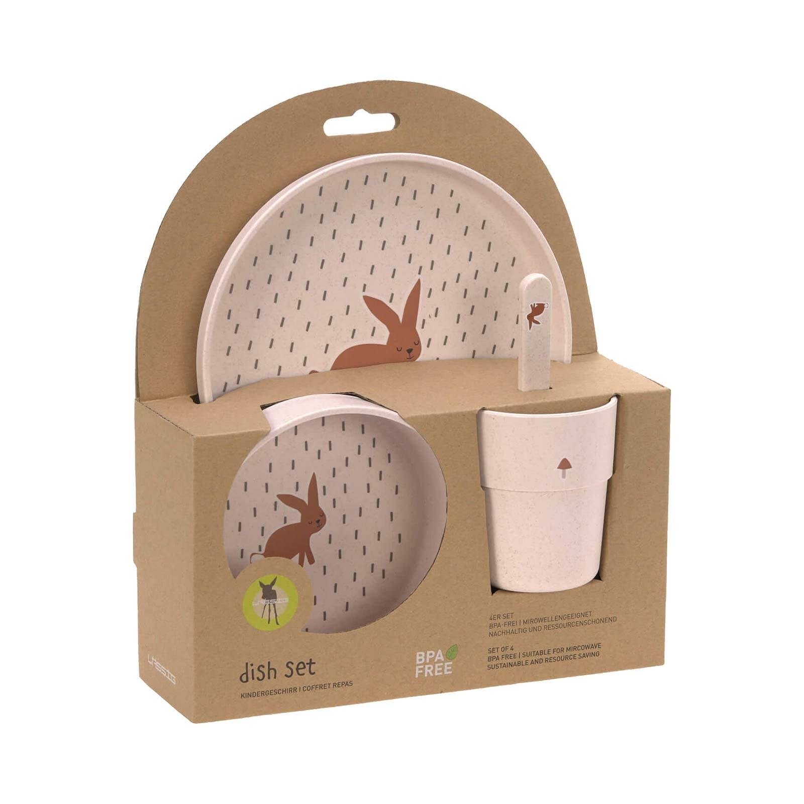 LÄSSIG Kindergeschirr-Set »Kinder-Geschirr-Set 4er Set«