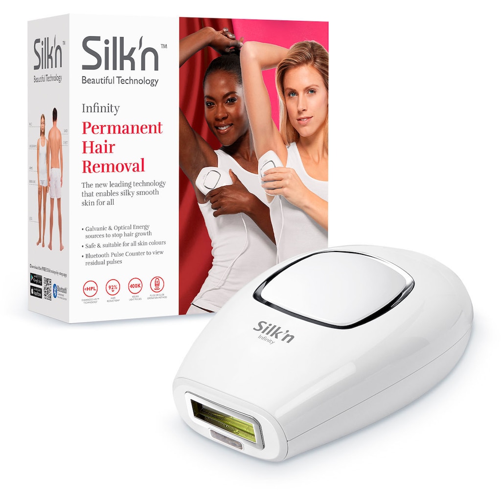 Silk'n HPL-Haarentferner »Silk`n Infinity«, 400.000 Lichtimpulse, für alle Haut- und Haarfarben geeignet