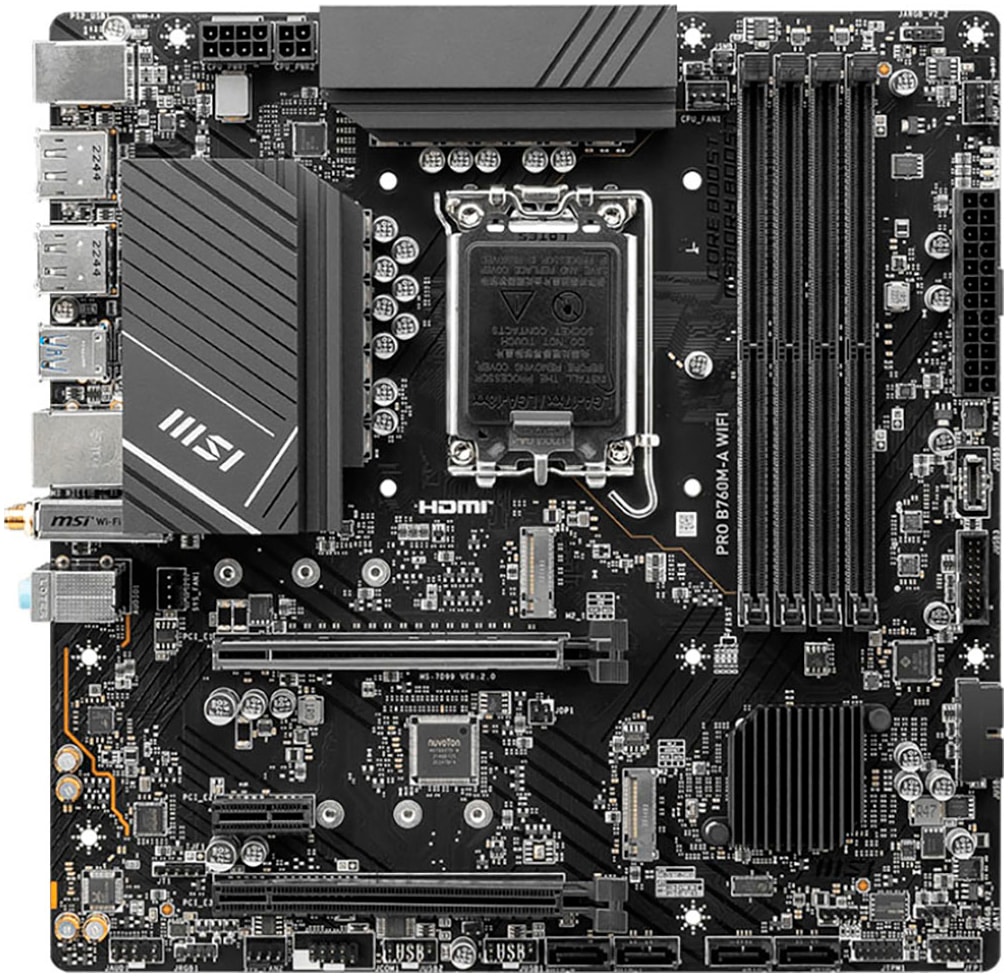 MSI Mainboard »PRO B760M-A WIFI«
