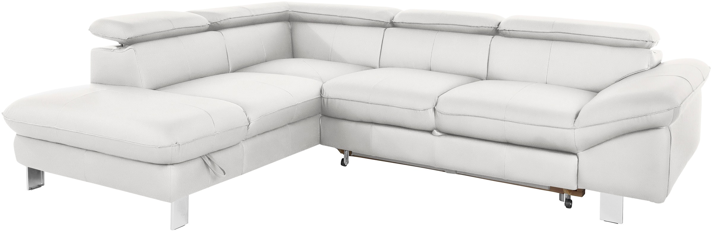 COTTA Ecksofa »Driver L-Form«, mit Kopfteilverstellung, wahlweise mit Bettfunktion & Bettkasten