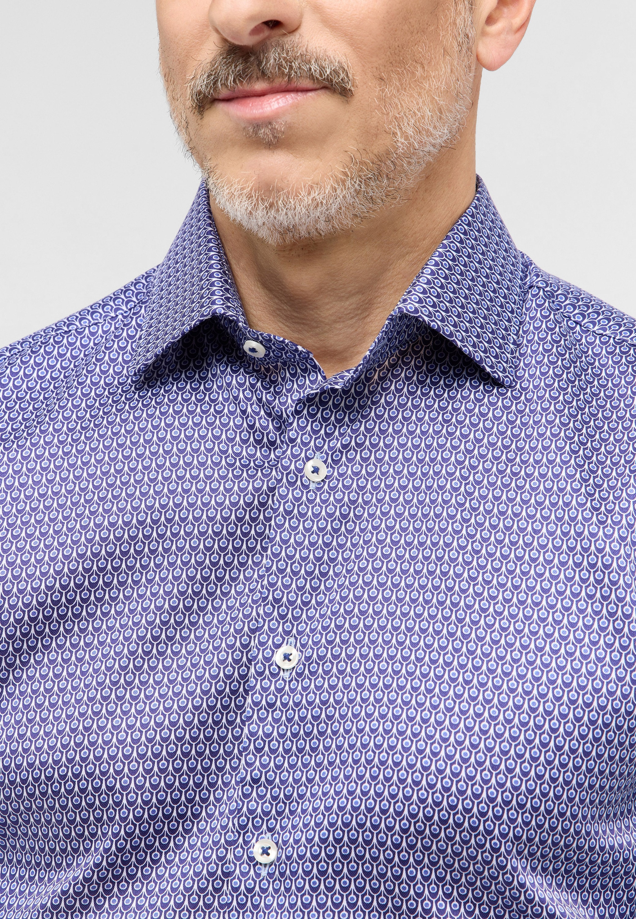 Eterna Langarmhemd »SLIM FIT«, EASY IRON (bügelleicht)