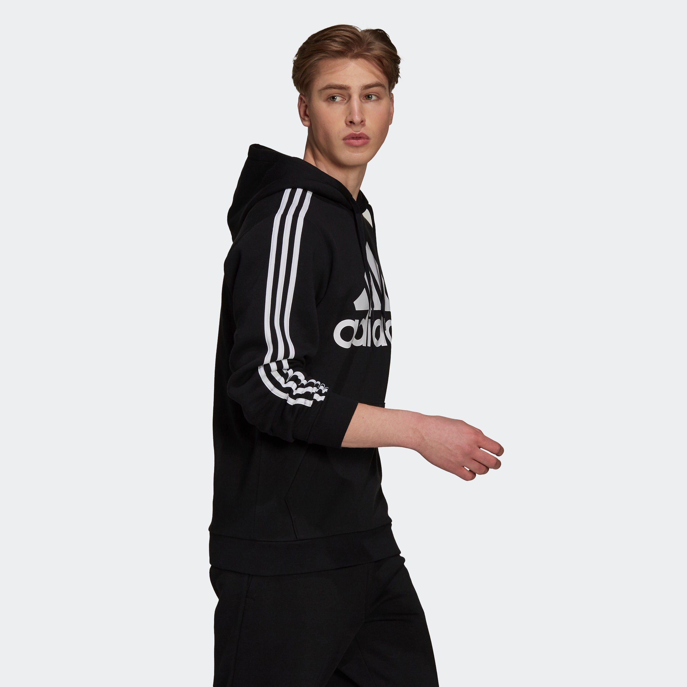 FLEECE »ESSENTIALS LOGO adidas 3STREIFEN Sportswear ♕ Sweatshirt bei HOODIE«