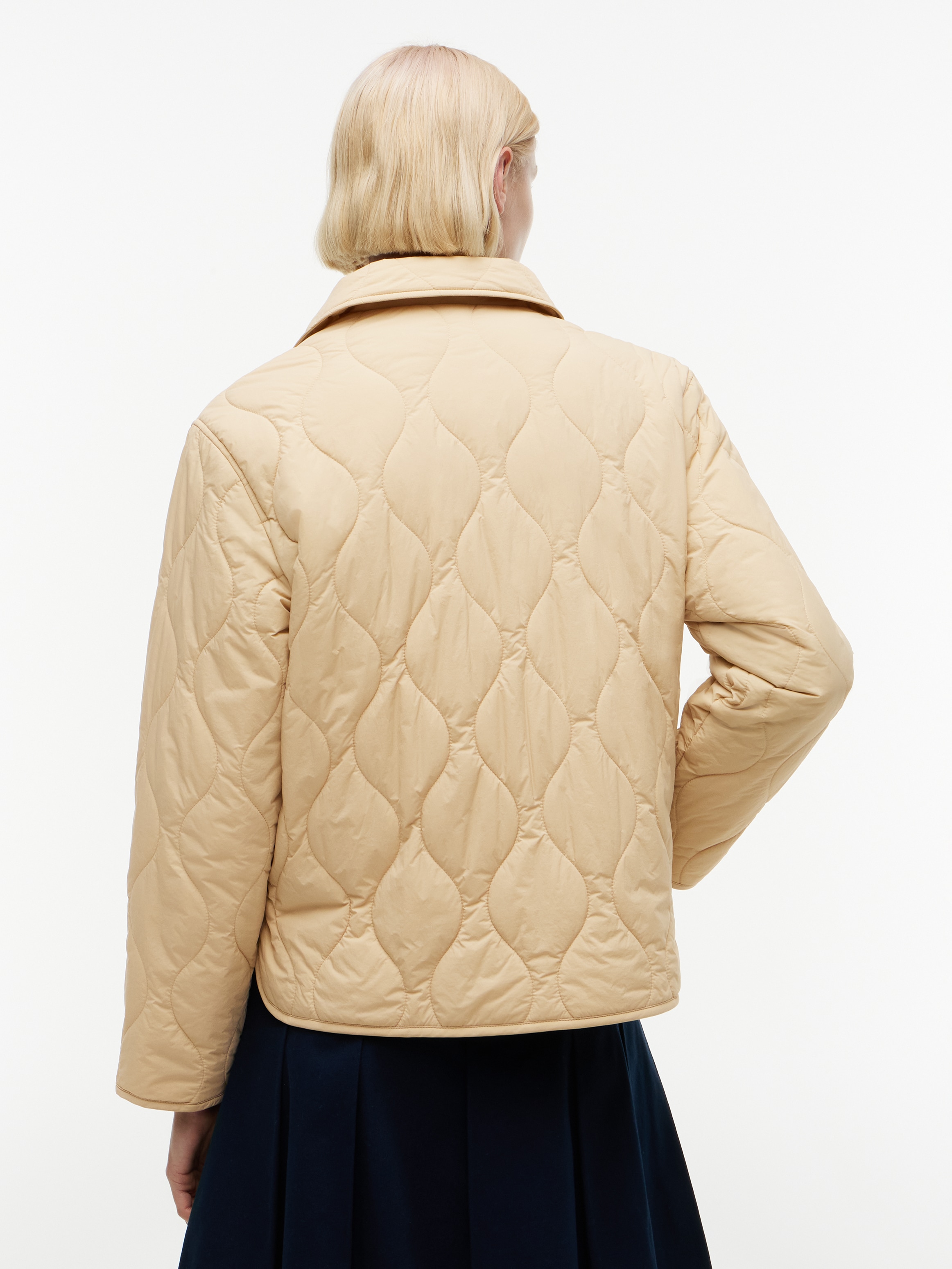 Tommy Jeans Steppjacke »TJW COACH COLLAR QUILTED JACKET« Kunstfaser, Flag-Stickerei