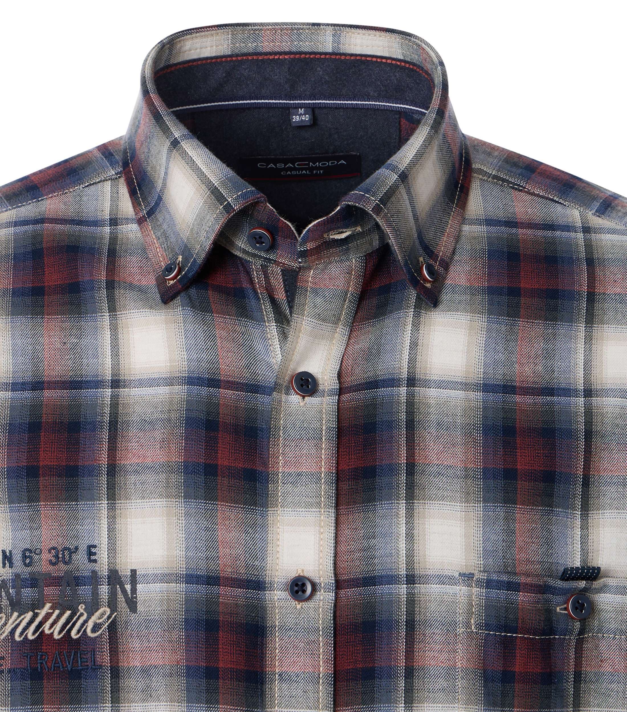 CASAMODA Flanellhemd »CASAMODA Flanellhemd kariert«
