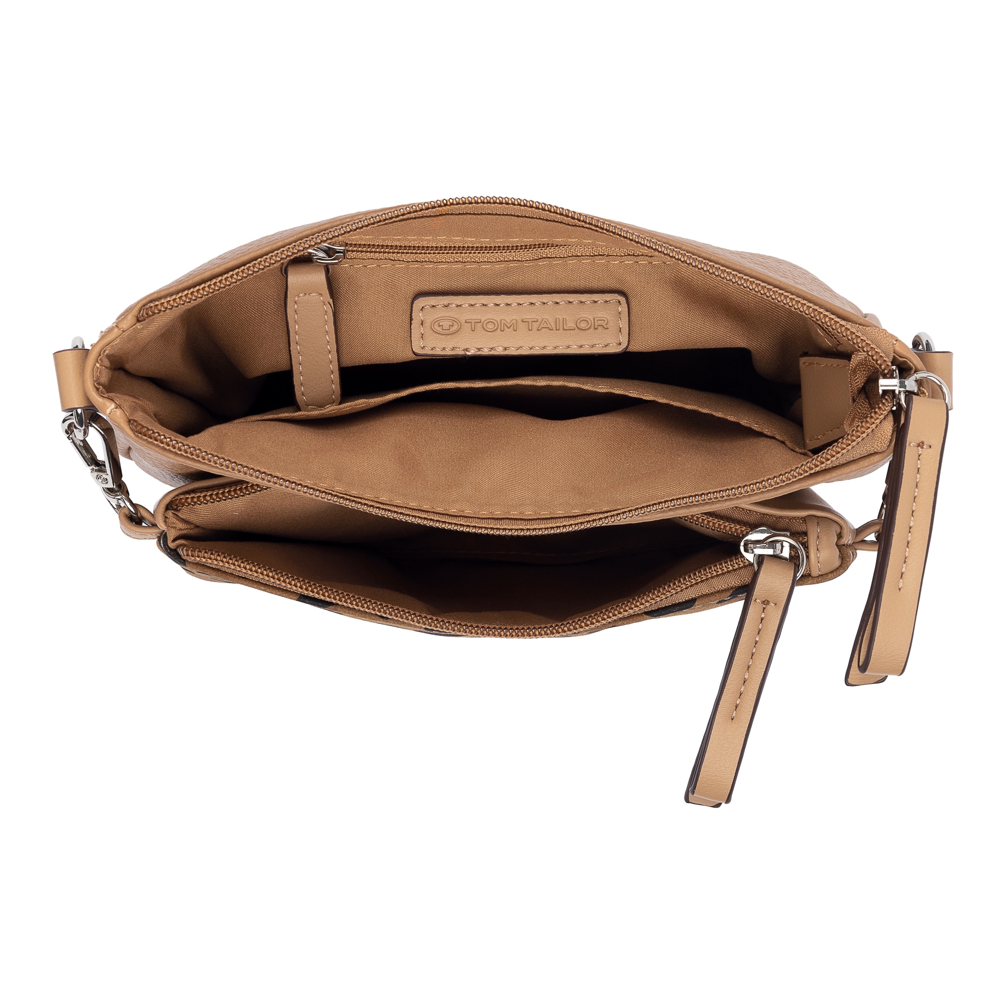 TOM TAILOR Umhängetasche »Jamila« moderne 2-in-1 Tasche mit Vortasche auch als Umhängetasche tragbar