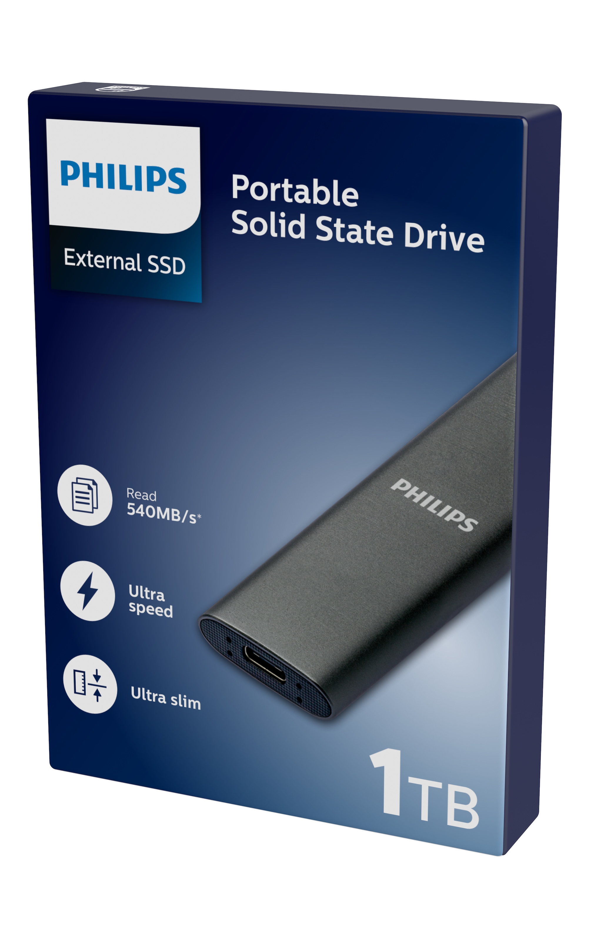 Philips externe SSD »External SSD 1TB«, Anschluss USB-C, Ultra Speed