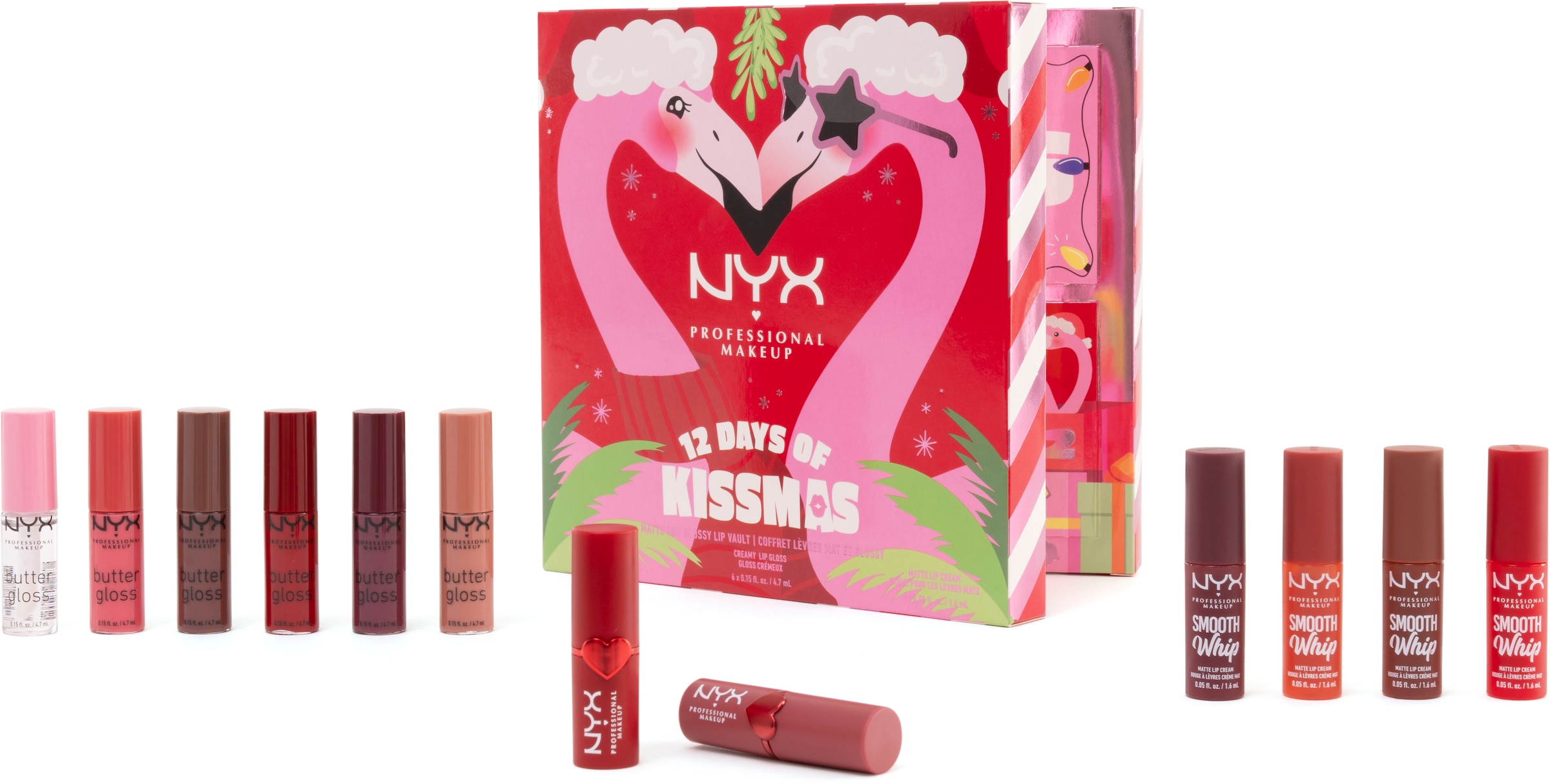 NYX Adventskalender »NYX Professional Makeup 12 Days of Kissmas«, ab 18 Jahren