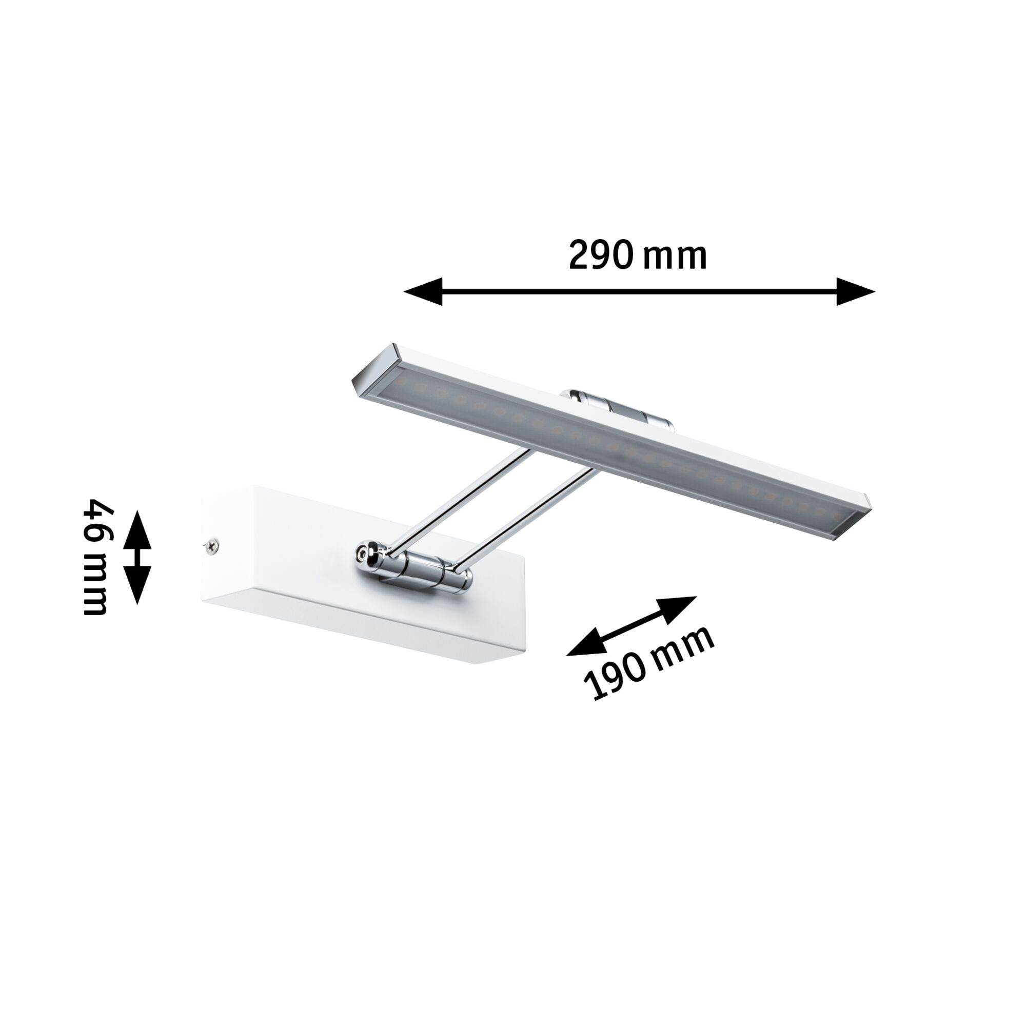 Paulmann LED Bilderleuchte »Beam 2700K, 230V« 1 Stk. Warmweiß