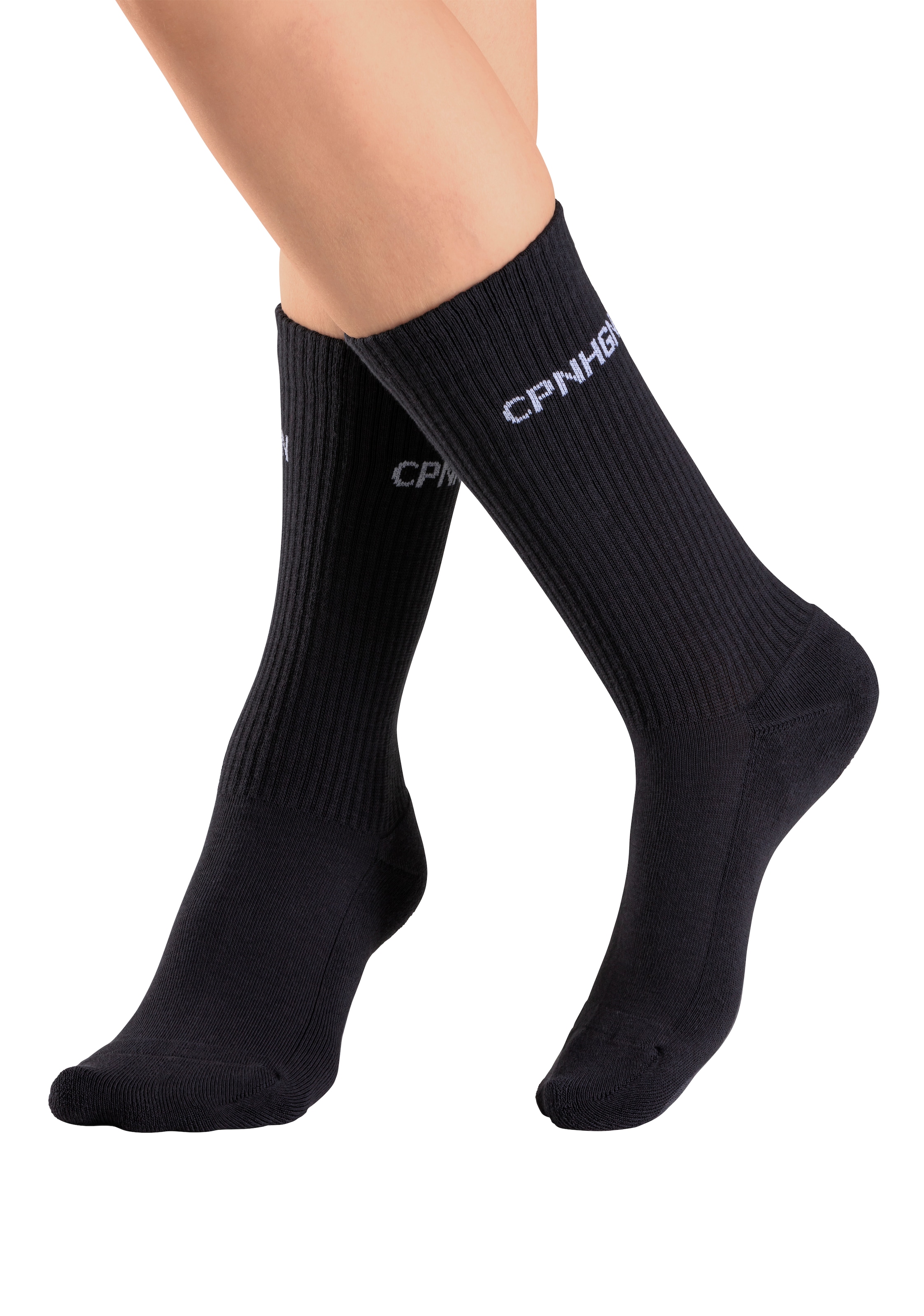 Copenhagen Studios Tennissocken, (Packung, 3 Paar), mit Halbfußfrottee