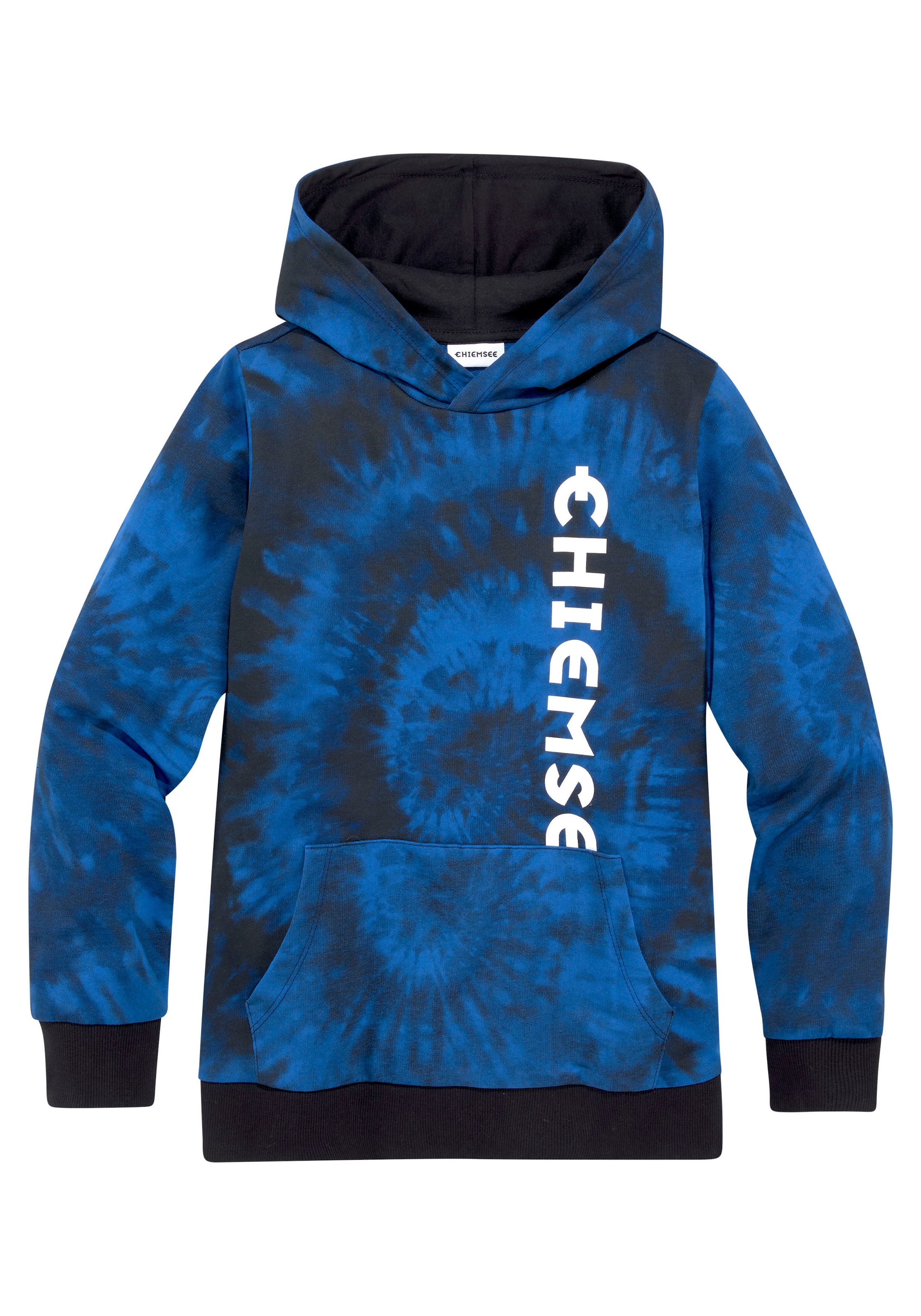 Chiemsee Kapuzensweatshirt bei Batikoptik«, ♕ Logo-Druck »in mit cooler