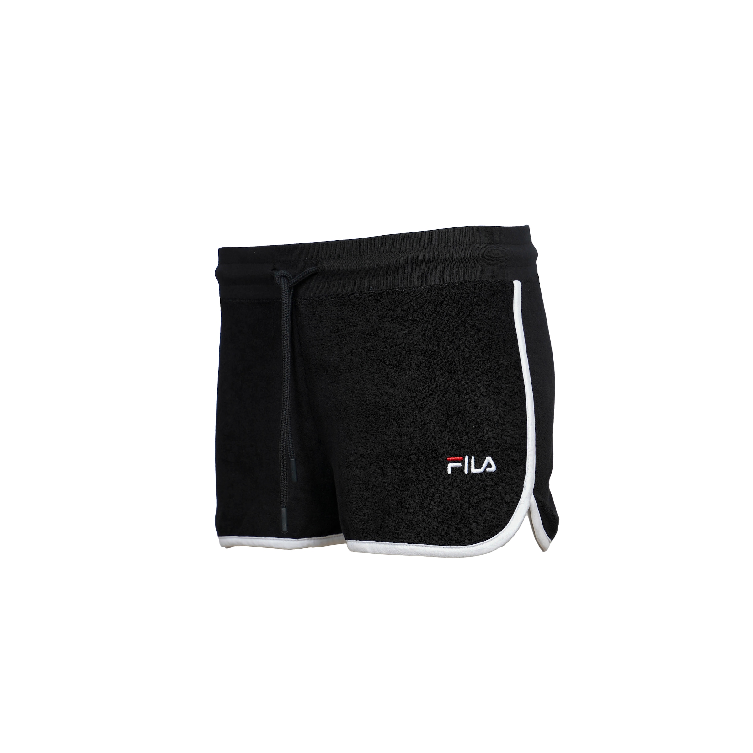 Fila Shorty »WOMAN JERSEY TOP + TERRY SPONGE SHORTS PYJAMAS«, (2 tlg.), mit kontrastreichen Paspeldetails