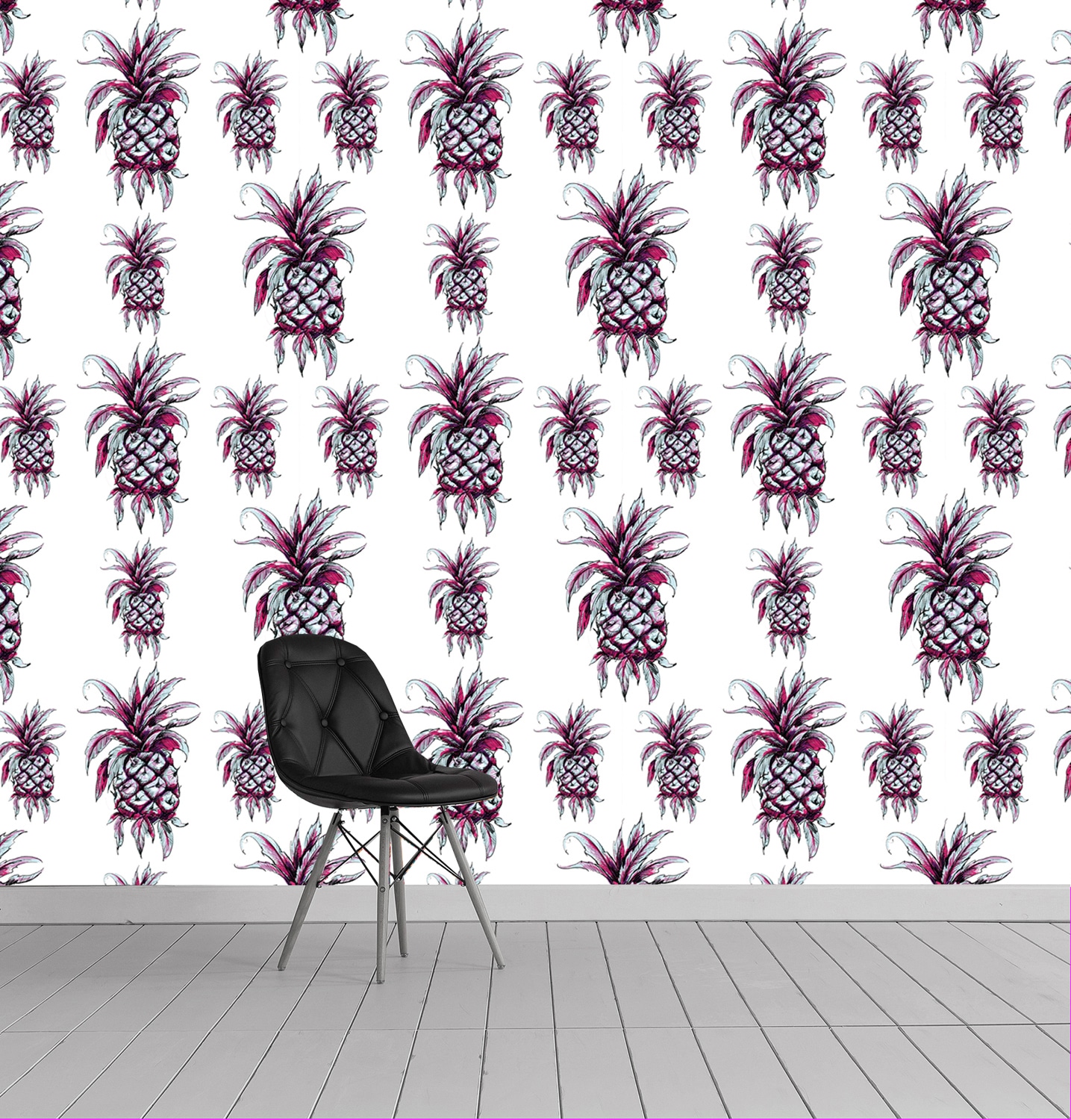 queence Vinyltapete »Ayat« bedruckt | tropisch glatt 90x250cm, selbstklebend, kinderleichte Anbringung, , Sticker