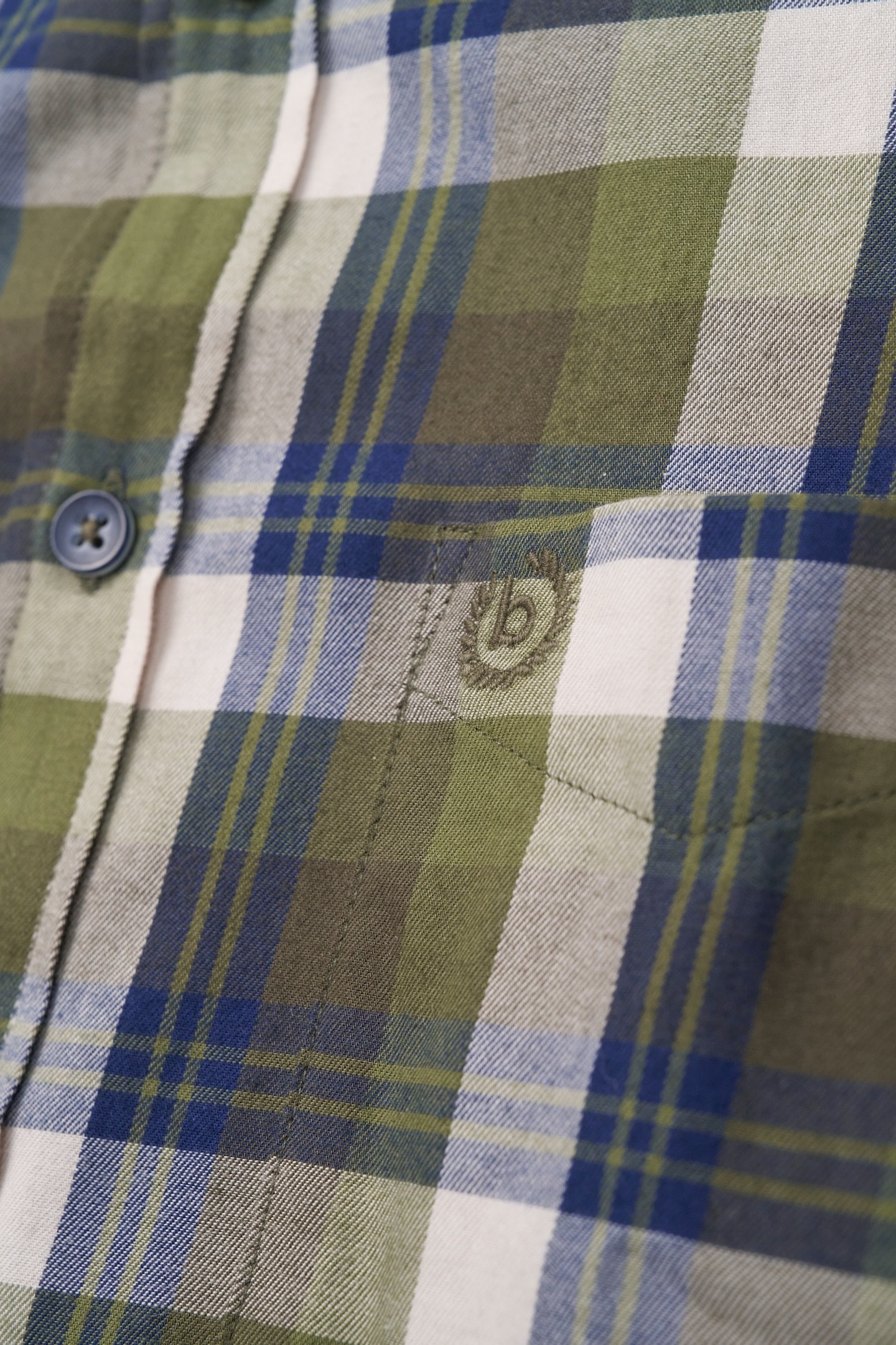 bugatti Langarmhemd, mit Button-Down