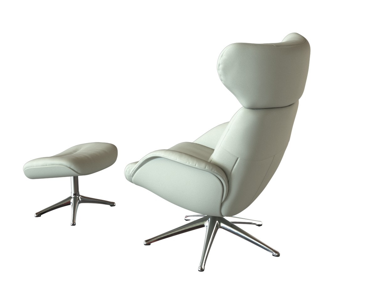 FLEXLUX Relaxsessel »More, Funktionsessel, Polstersessel, Armlehnensessel, TV-Fernsehsessel«, Premium Komfort, Rücken- und Kopfteilverstellung, Drehbar, Fuß Alu