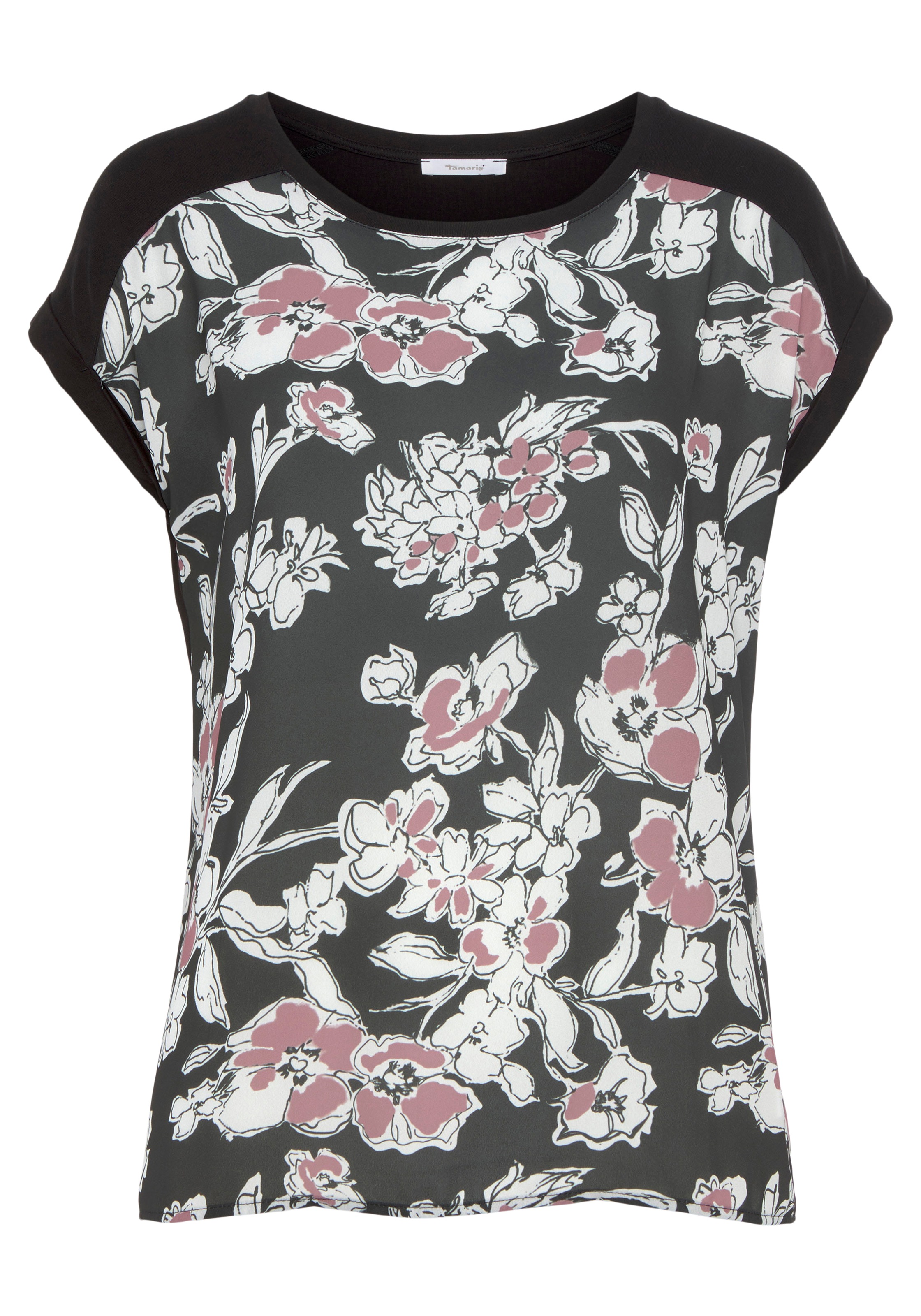 Tamaris Shirtbluse, mit modischen Allover-Print