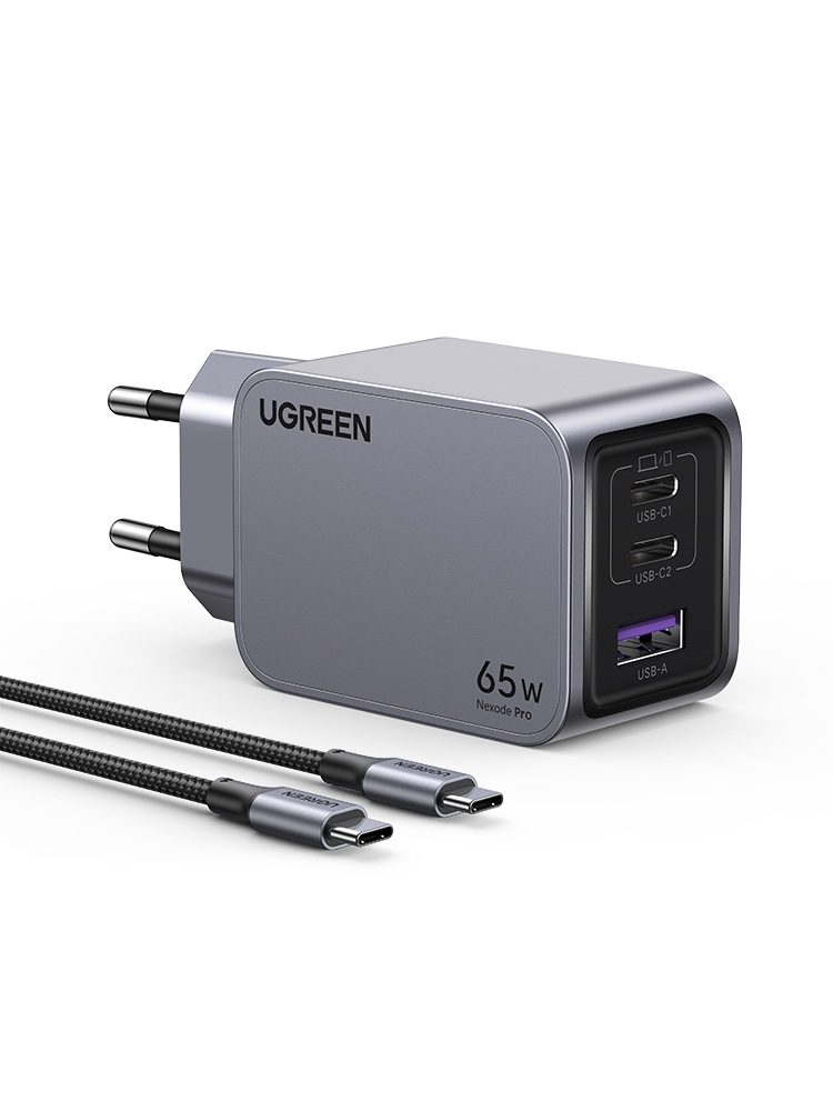 UGREEN Schnelllade-Gerät »Nexode Pro 65W 3-Port GaN Fast Charger Set X755«
