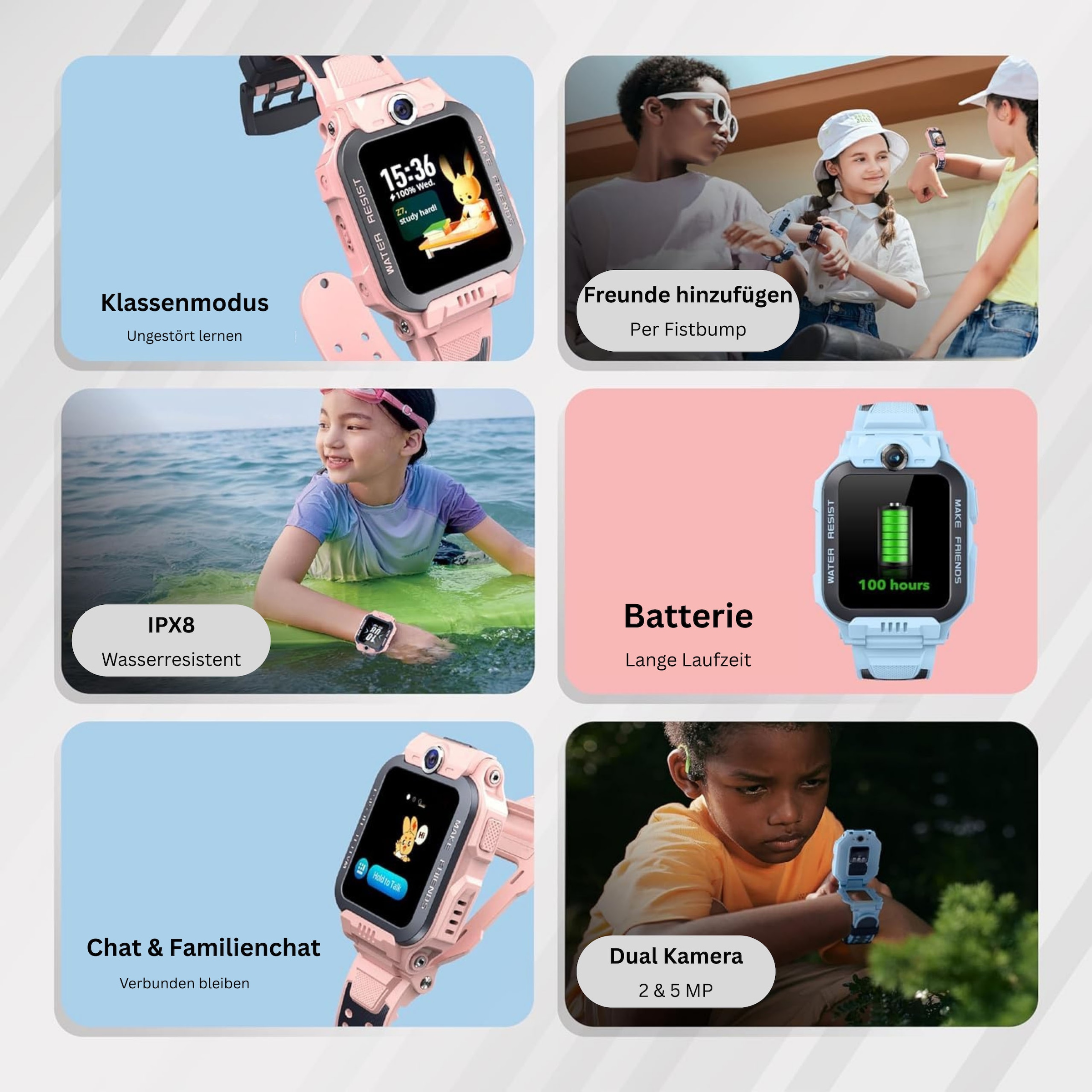 Imoo Smartwatch »Watch Phone Z7 Kinder« (3,3 cm / 1,3 ″) Mocor OS