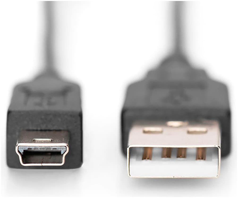 Digitus USB-Kabel »USB 2.0 Kabel Typ A-mini B (5pin) USB 2.0«, 180 cm