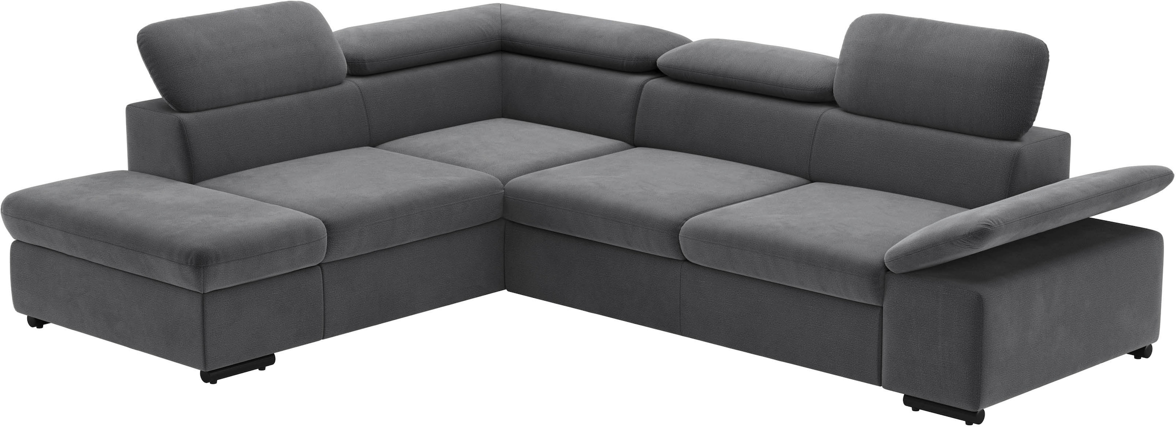 sit&more Ecksofa »Alcudia L-Form«, mit Armteilverstellung, optional Kopfteilverstellung und Bettfunktion