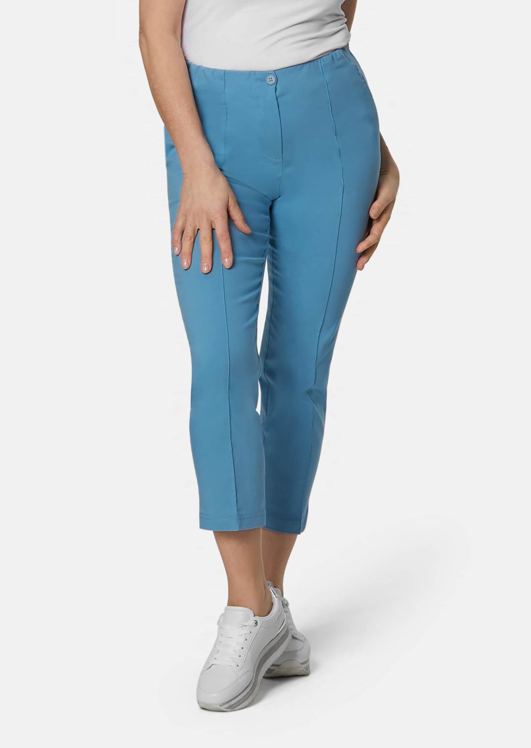 GOLDNER 7/8-Hose »Moderne Hose mit streckenden Biesen«