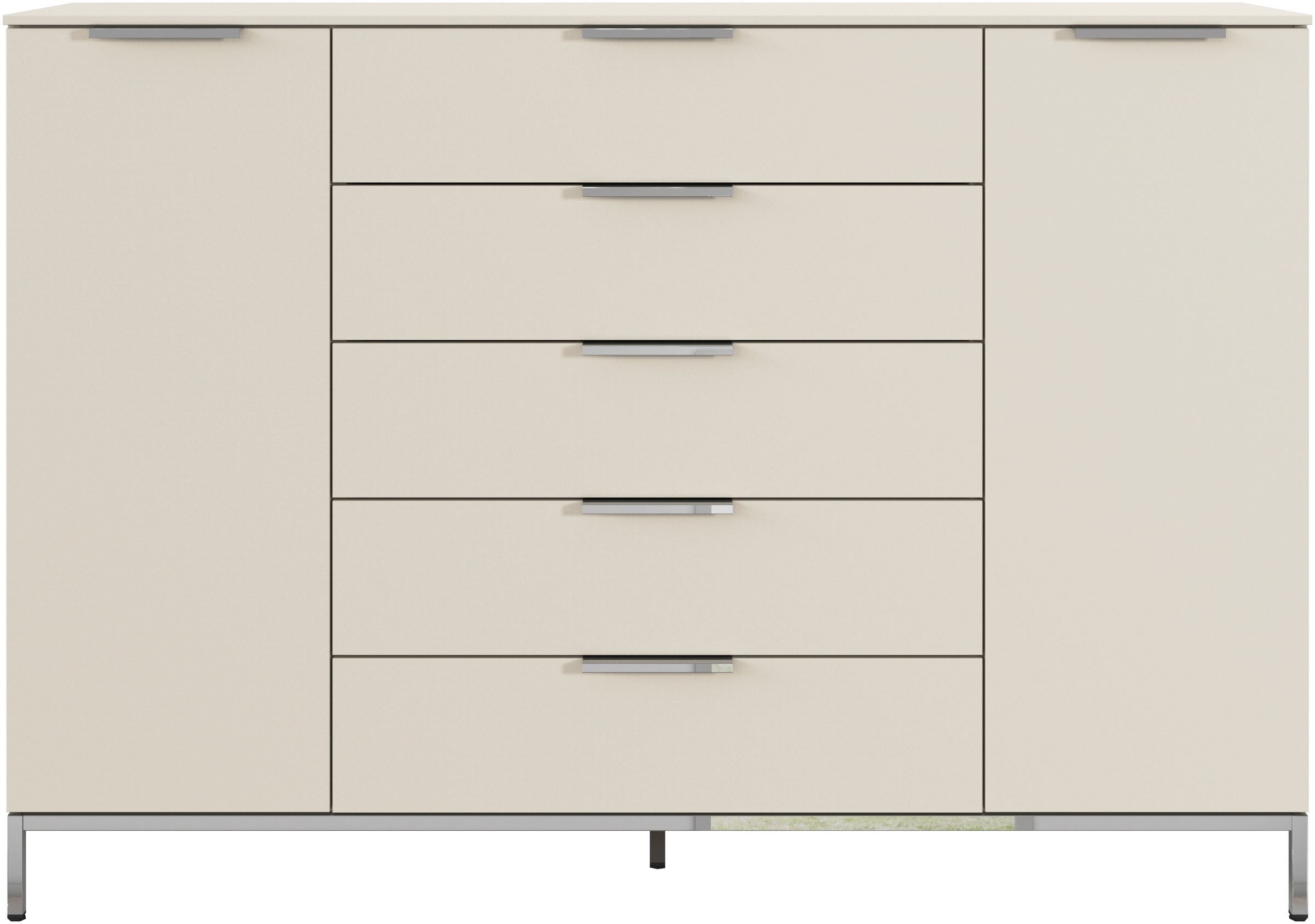 rauch Kombikommode »Kommode Türkommode Sideboard Kombikommode FLIPP« Breite 160/180 cm mit 4 Einlegeböden,  2-türig mit  5 Schubladen und Soft-Close-Funktion in zwei Breiten