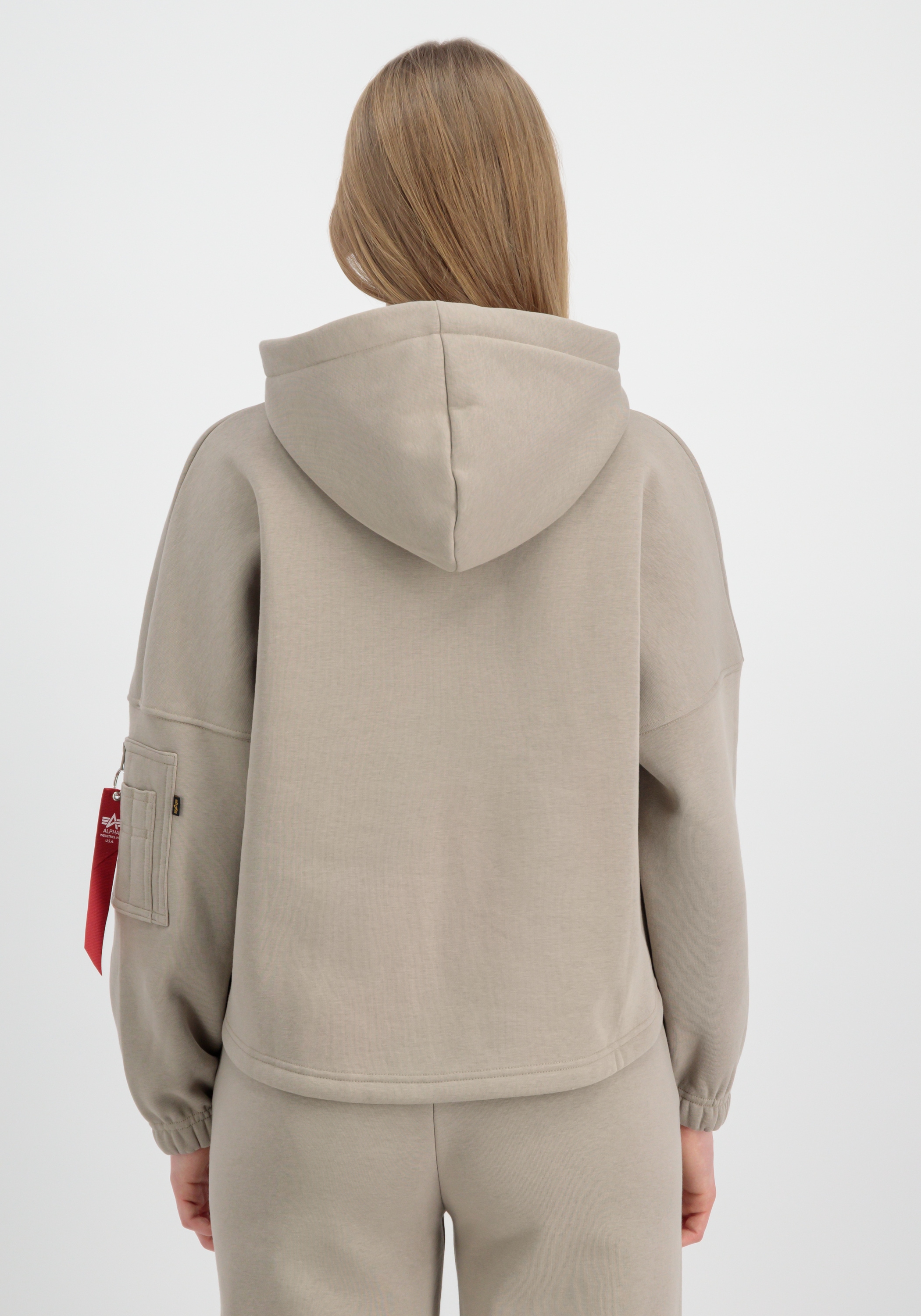 Alpha Industries Hoodie »Alpha Industries Women - Hoodies X-Fit Label OS Hoodie Wmn«