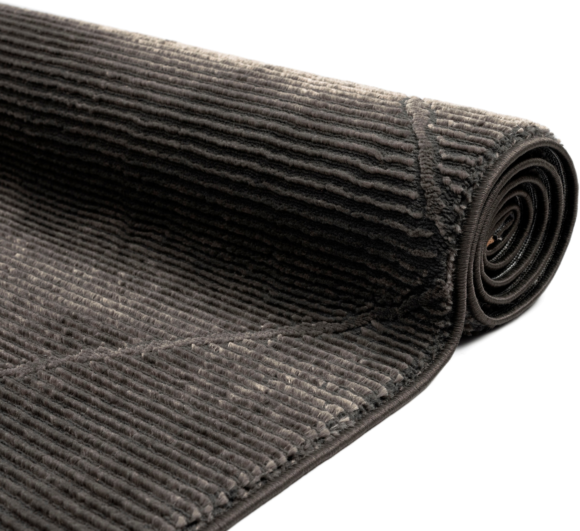 merinos Teppich 100% Polyester, Struktur, rechteckig, kaufen Raute, 1903«, »Sign Hoch Tief Wohnzimmer recyceltem online