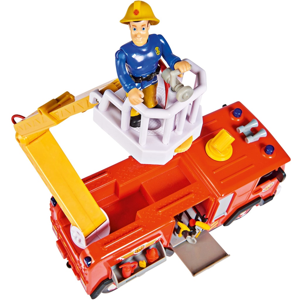 SIMBA Spielzeug-Feuerwehr »Feuerwehrmann Sam, Mega Deluxe Jupiter«, mit Licht und Sound