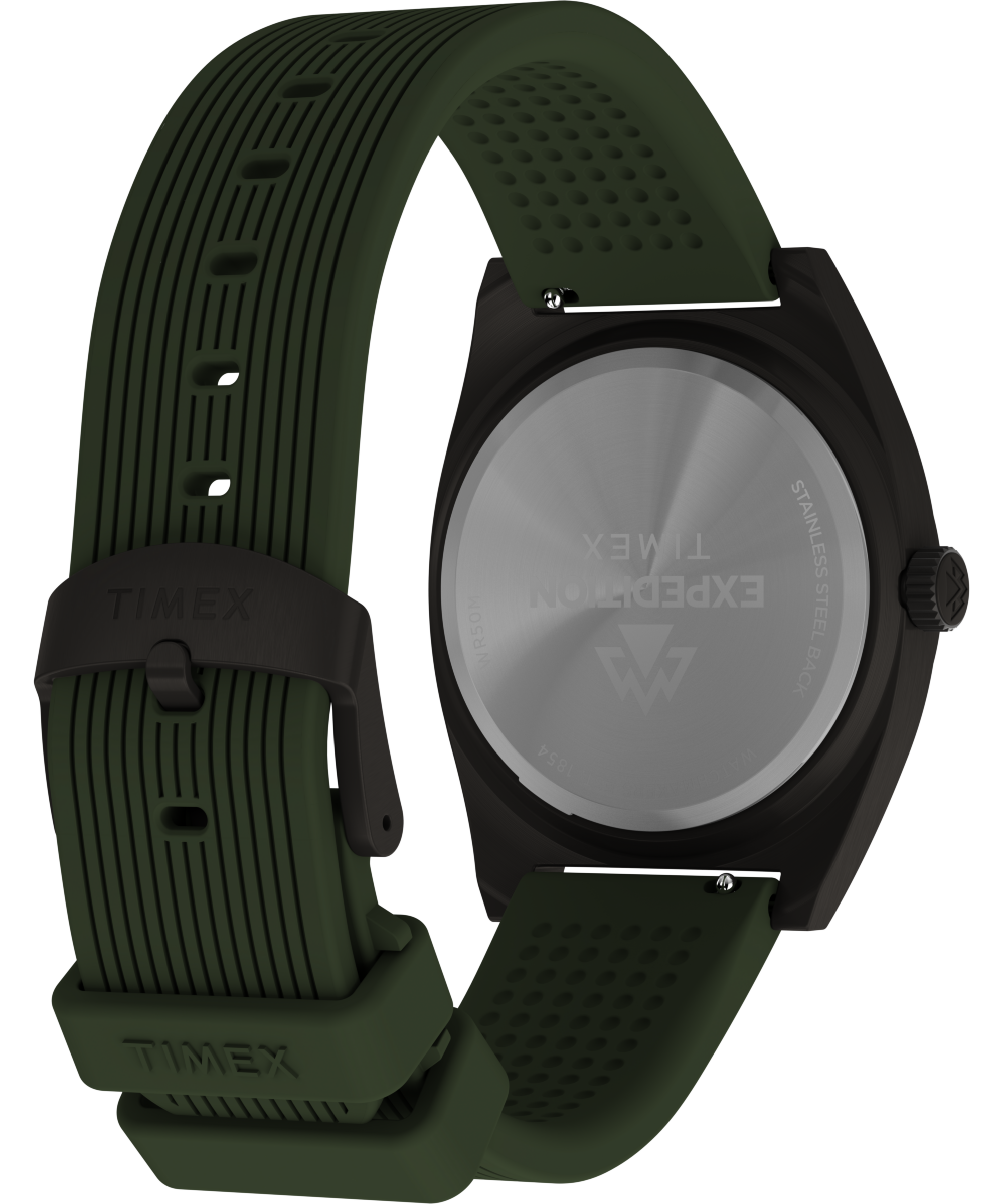 Timex Quarzuhr »CAPSTONE« Armbanduhr, Herrenuhr, Silikonarmband, Datum, Leuchtzeiger