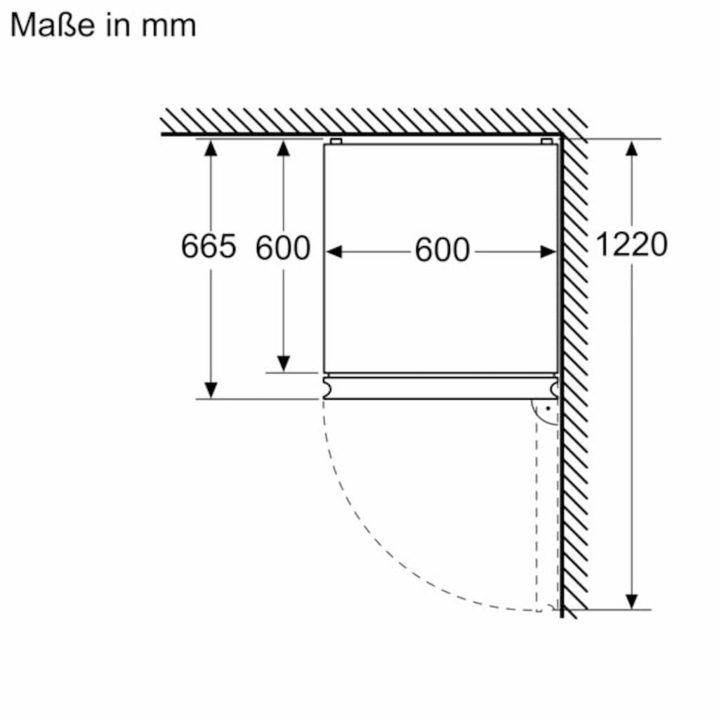 SIEMENS Kühl-/Gefrierkombination »KG39NXICF«, KG39NXICF, 203 cm hoch, 60 cm breit