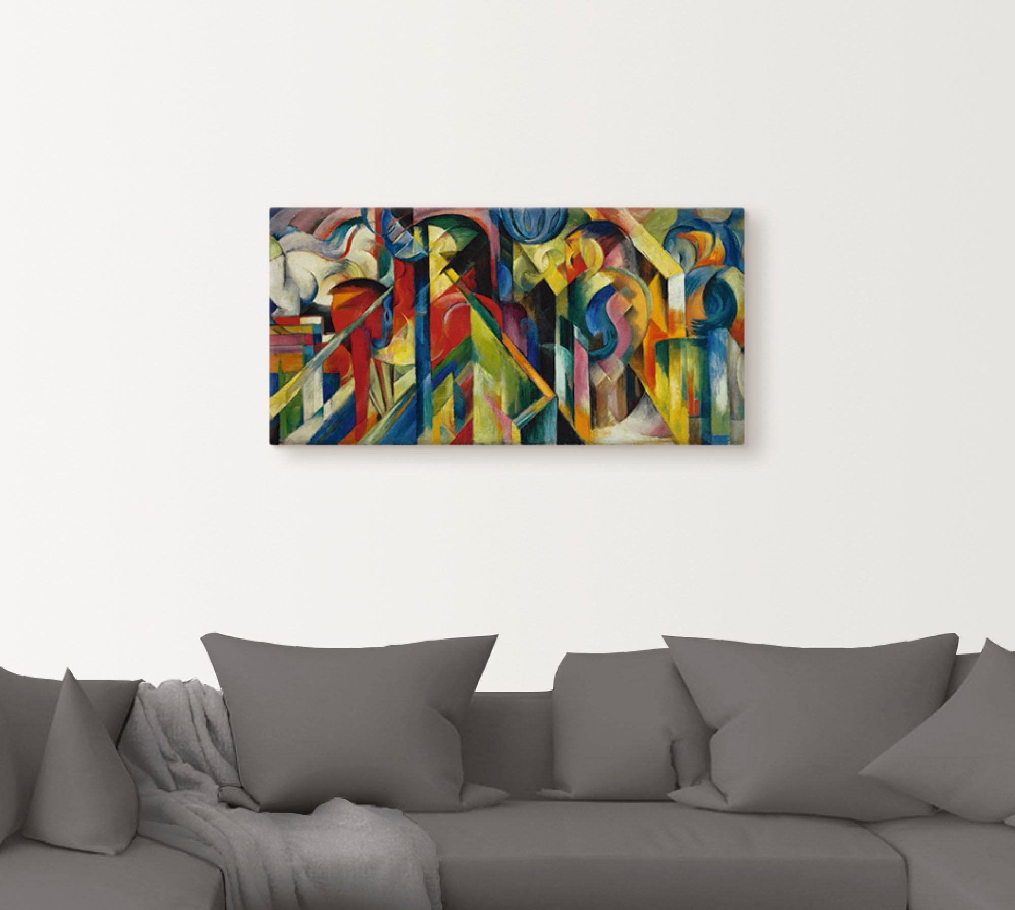 Artland Wandbild »Stallungen. 1913«, Muster, (1 St.), als Leinwandbild, Wandaufkleber in verschied. Größen