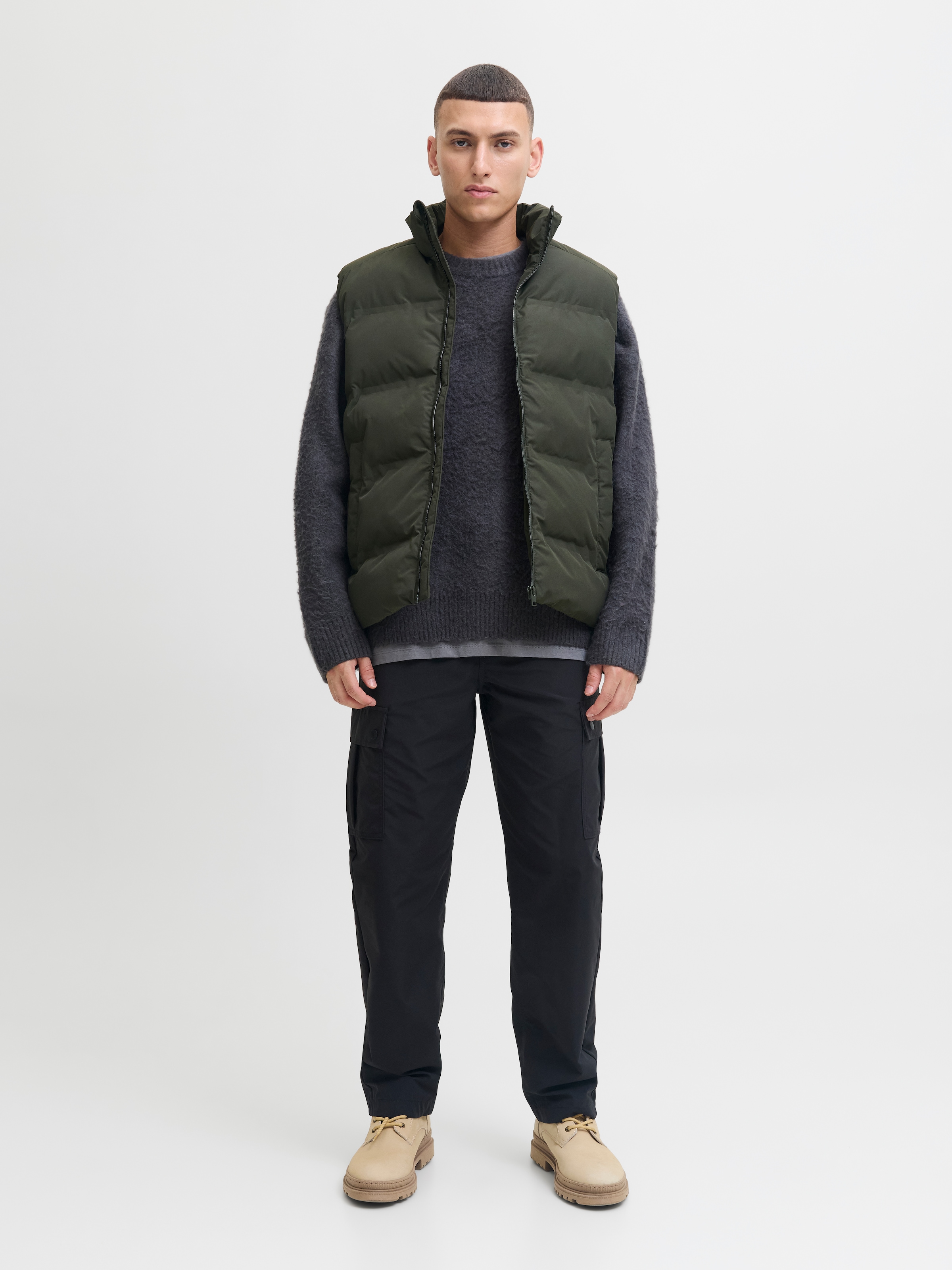 Jack & Jones Steppweste »JJESOHO BODYWARMER COLLAR SN«
