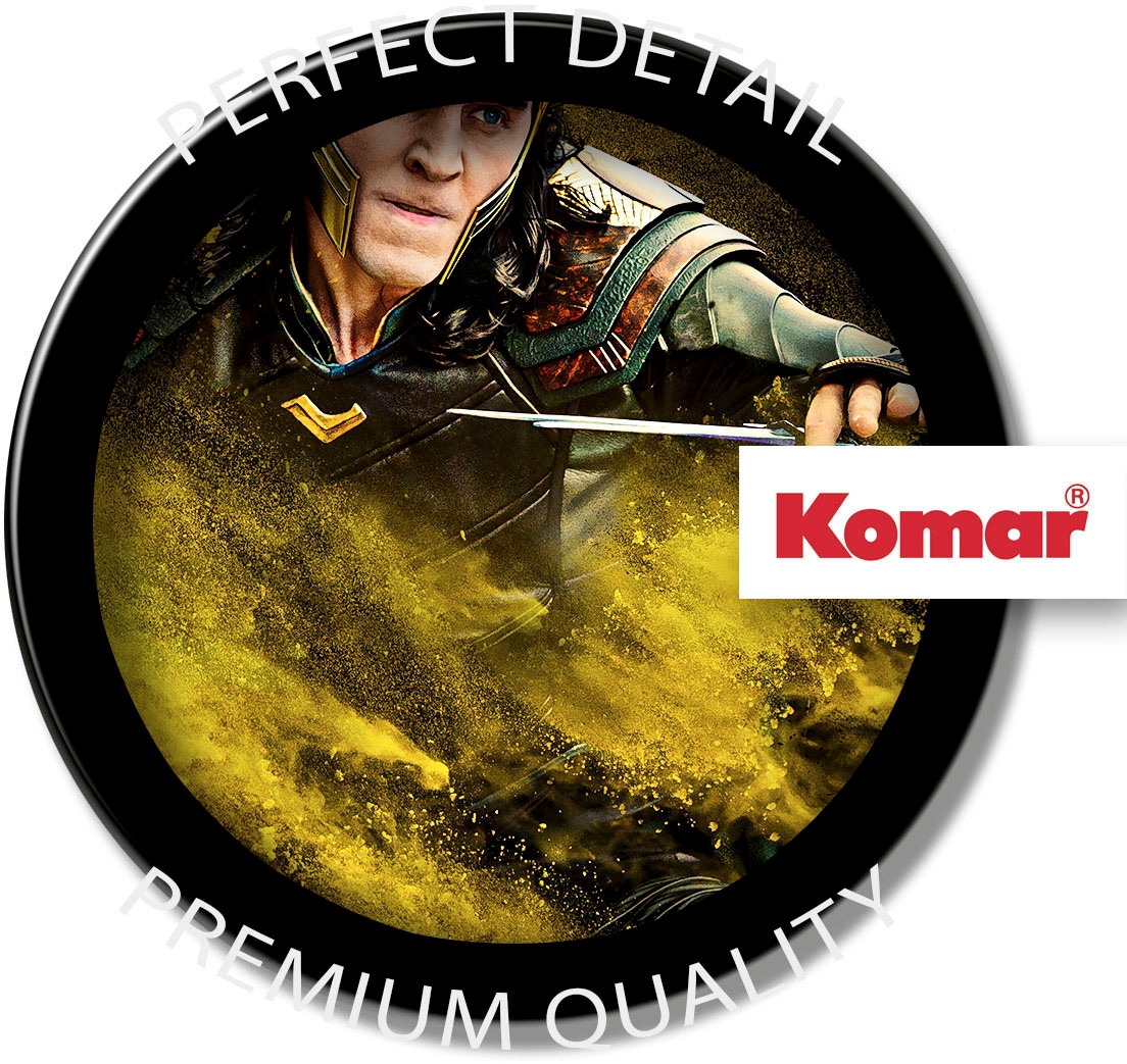 Komar Fototapete »Digitaldruck Vlies -  Loki Yellow Dust - Größe 200 x 250 cm« bedruckt glatt Kinderzimmer