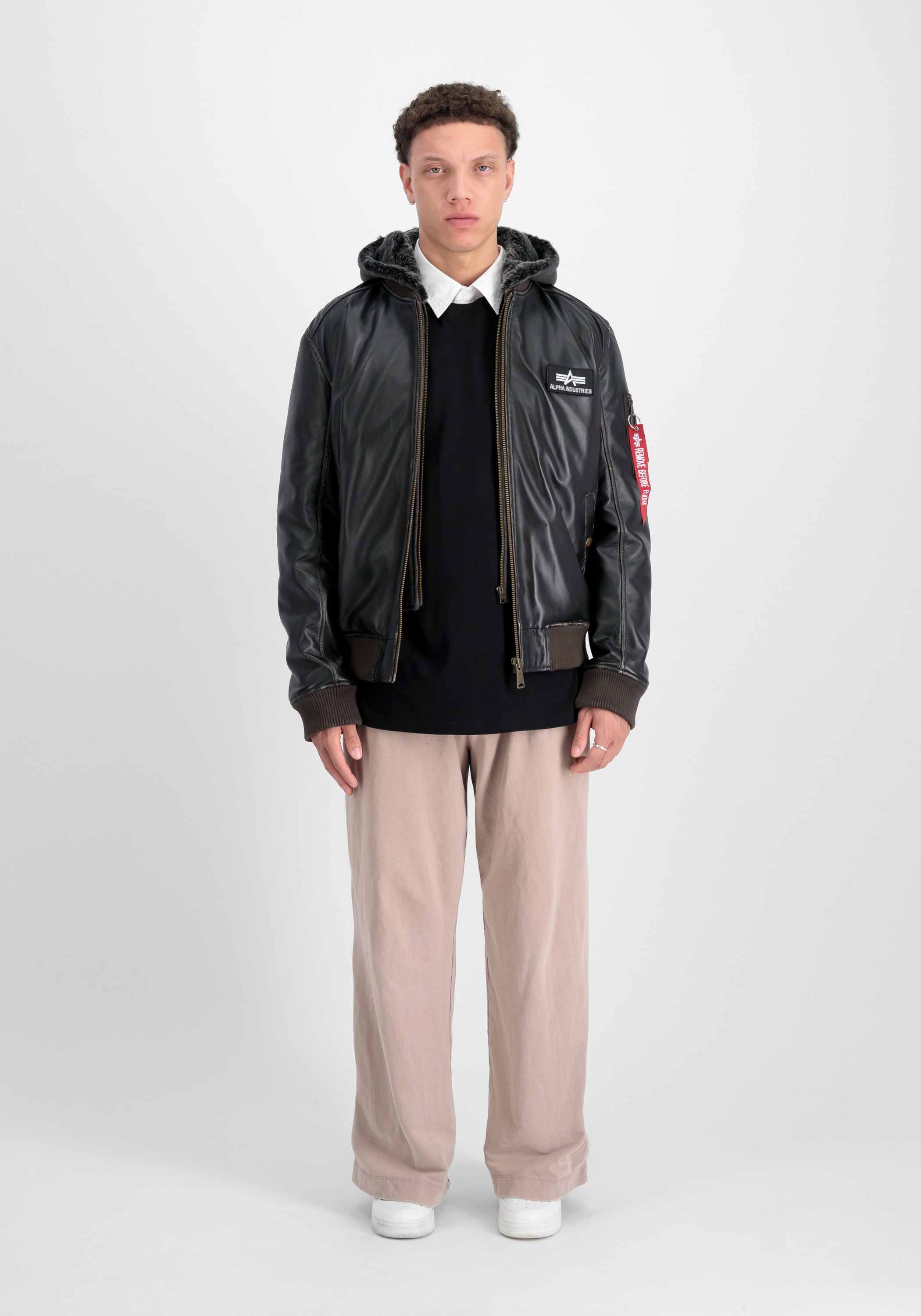 Alpha Industries Lederjacke »Alpha Industries Men - Leather & Vegan Jackets«