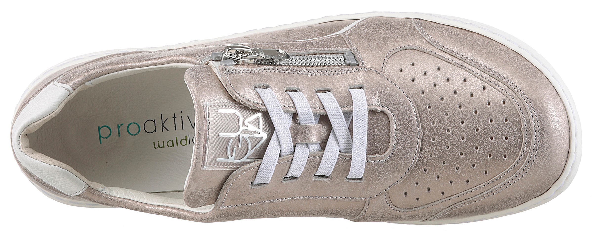 Waldläufer Slip-On Sneaker »K-MILENA«, Komfortschuh, Bequemschuh in extrabreiter Weite K