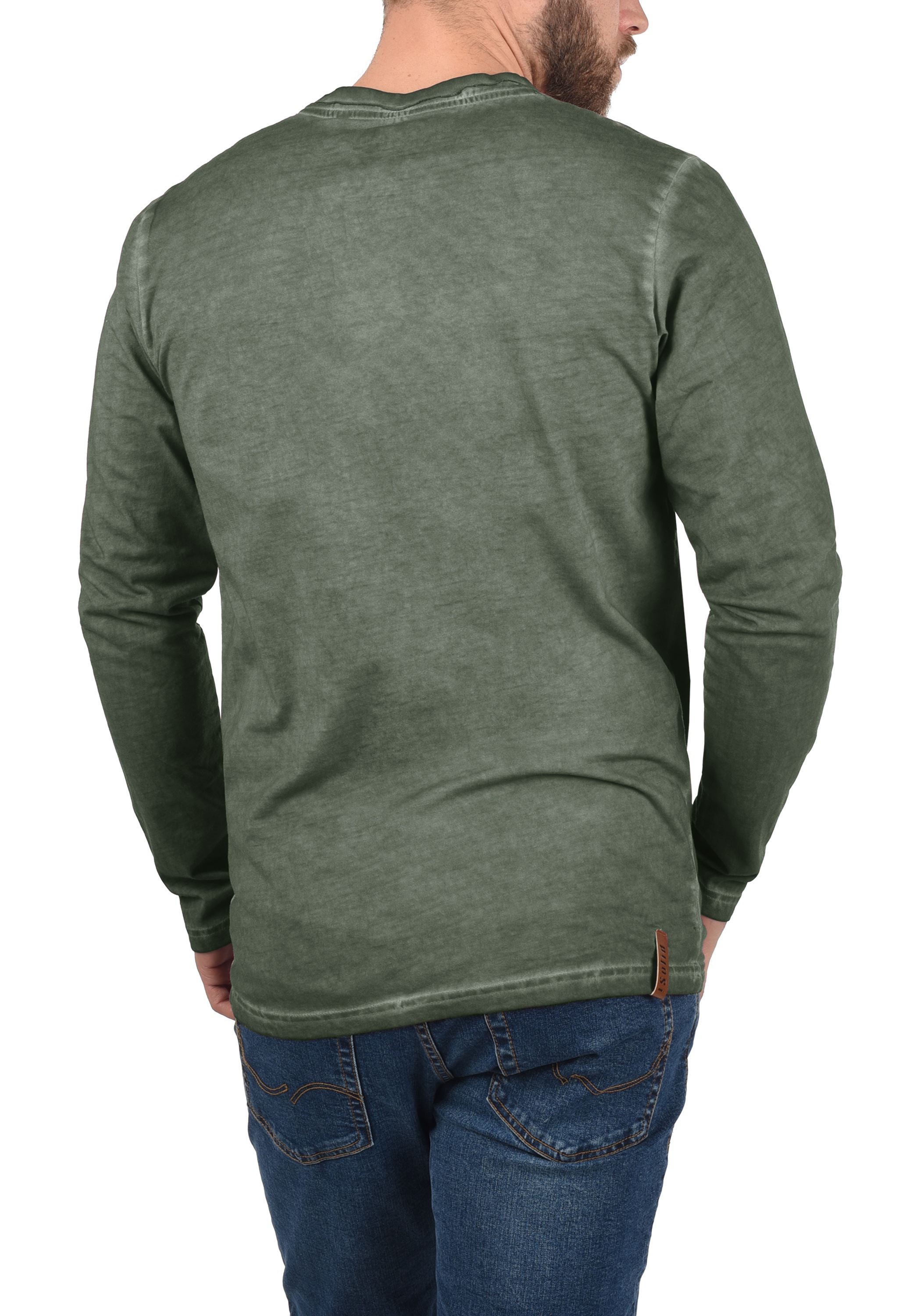 !Solid V-Shirt »V-Shirt SDTinox«