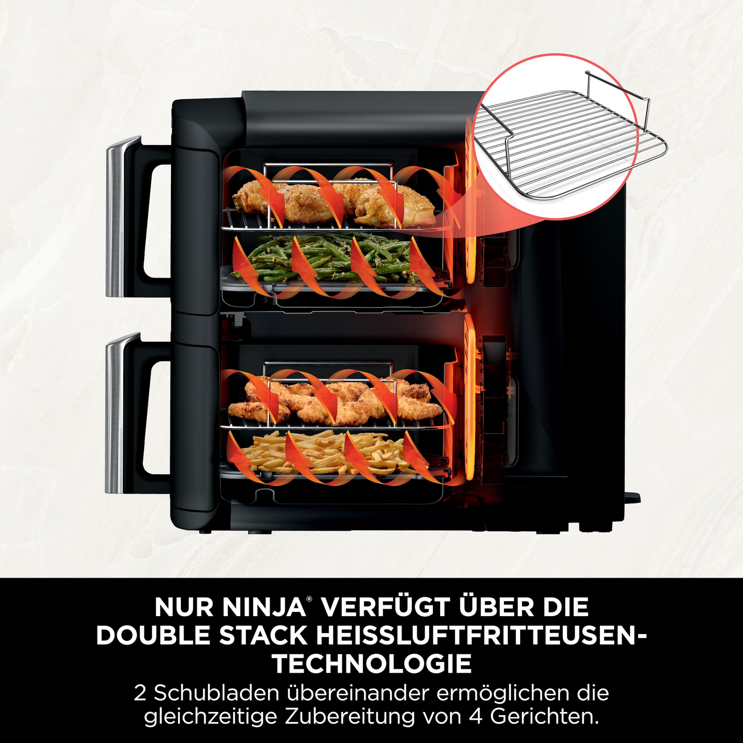 NINJA Heißluftfritteuse »SL300EU«, 2470 W