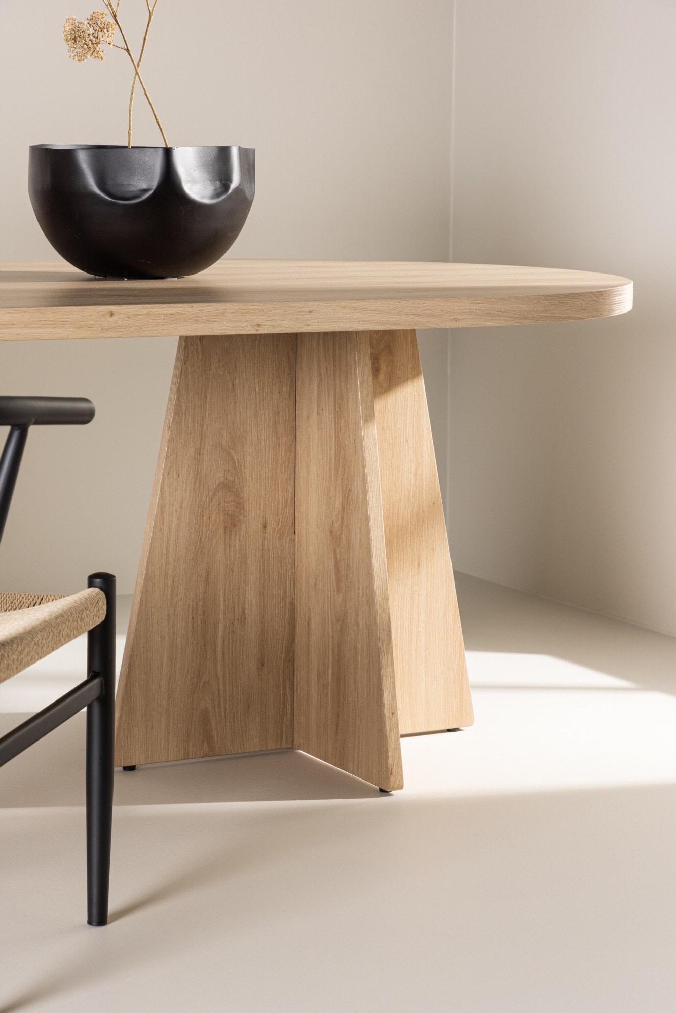 Venture Home Esstisch »Bootcut, rechteckiger Esstisch 230 × 115 cm in warmer Naturoptik« Esszimmertisch, MDF, 3D-Papier, rechteckig, geräumig, einladend