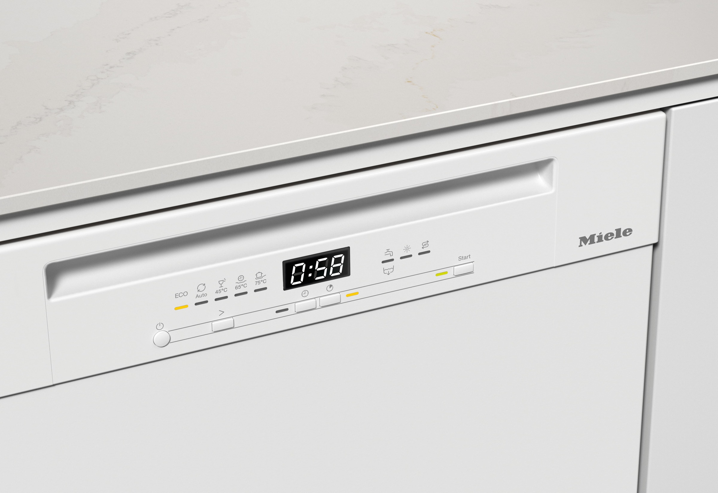 Miele Unterbaugeschirrspüler »G 5811 SCU Active Plus Brillantweiß«, 14 Maßgedecke