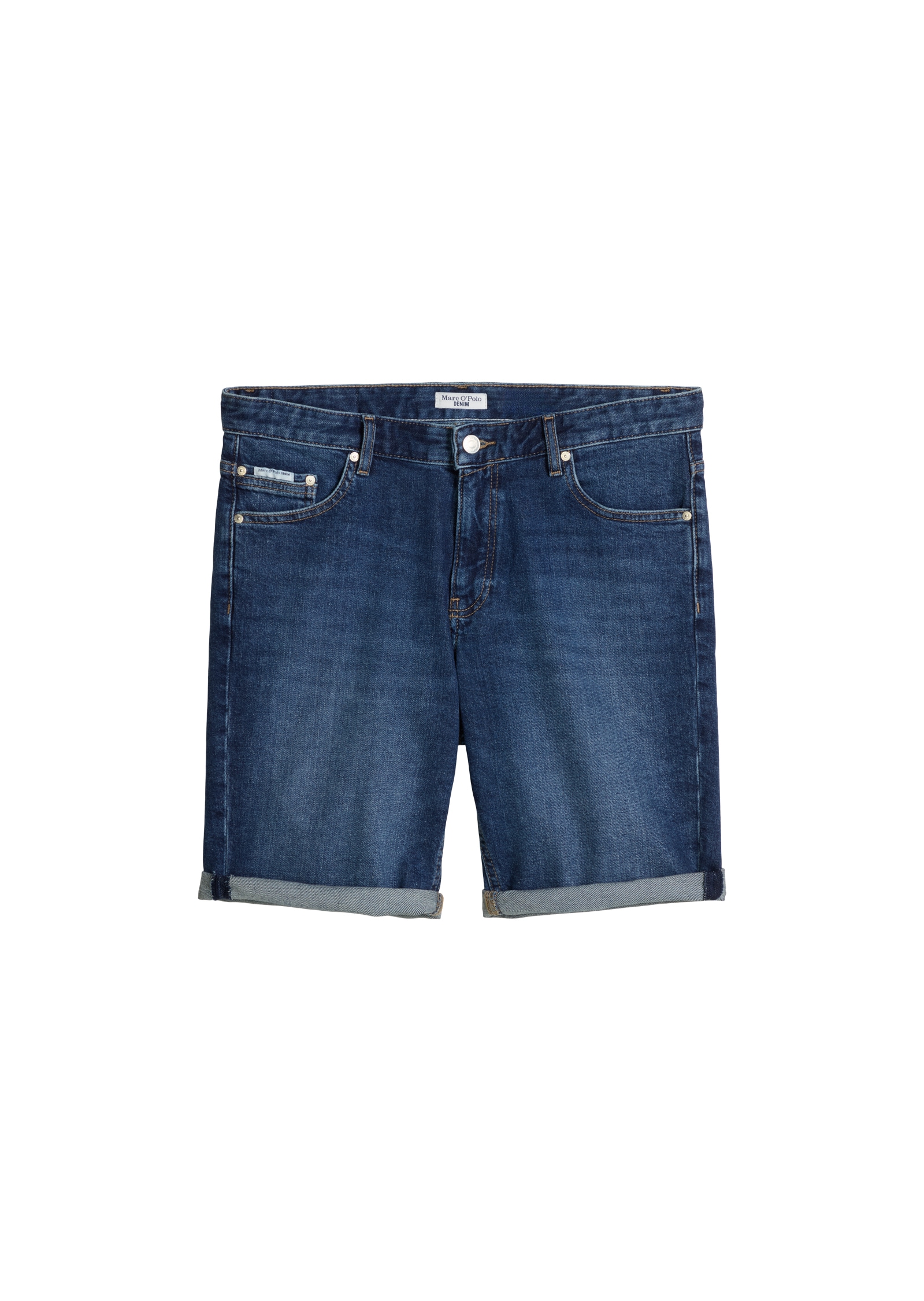 Marc O'Polo DENIM Jeansshorts »Model Mats tapered fit aus Bio-Baumwoll-Mix«