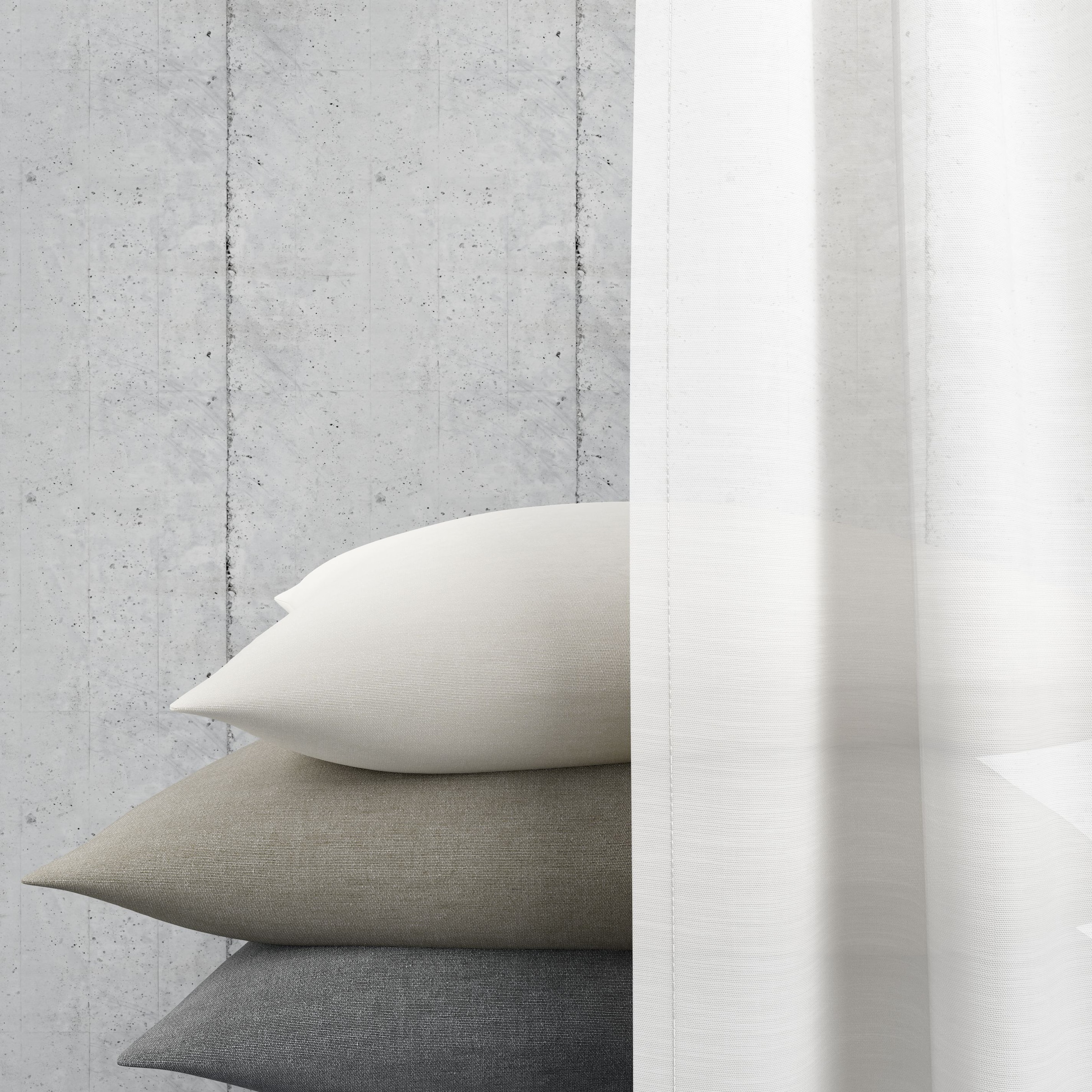 Neutex for you! Vorhang »Allure«, (1 St.), Ösenschal mit Metallösen, Breite 140 cm, nach Maß