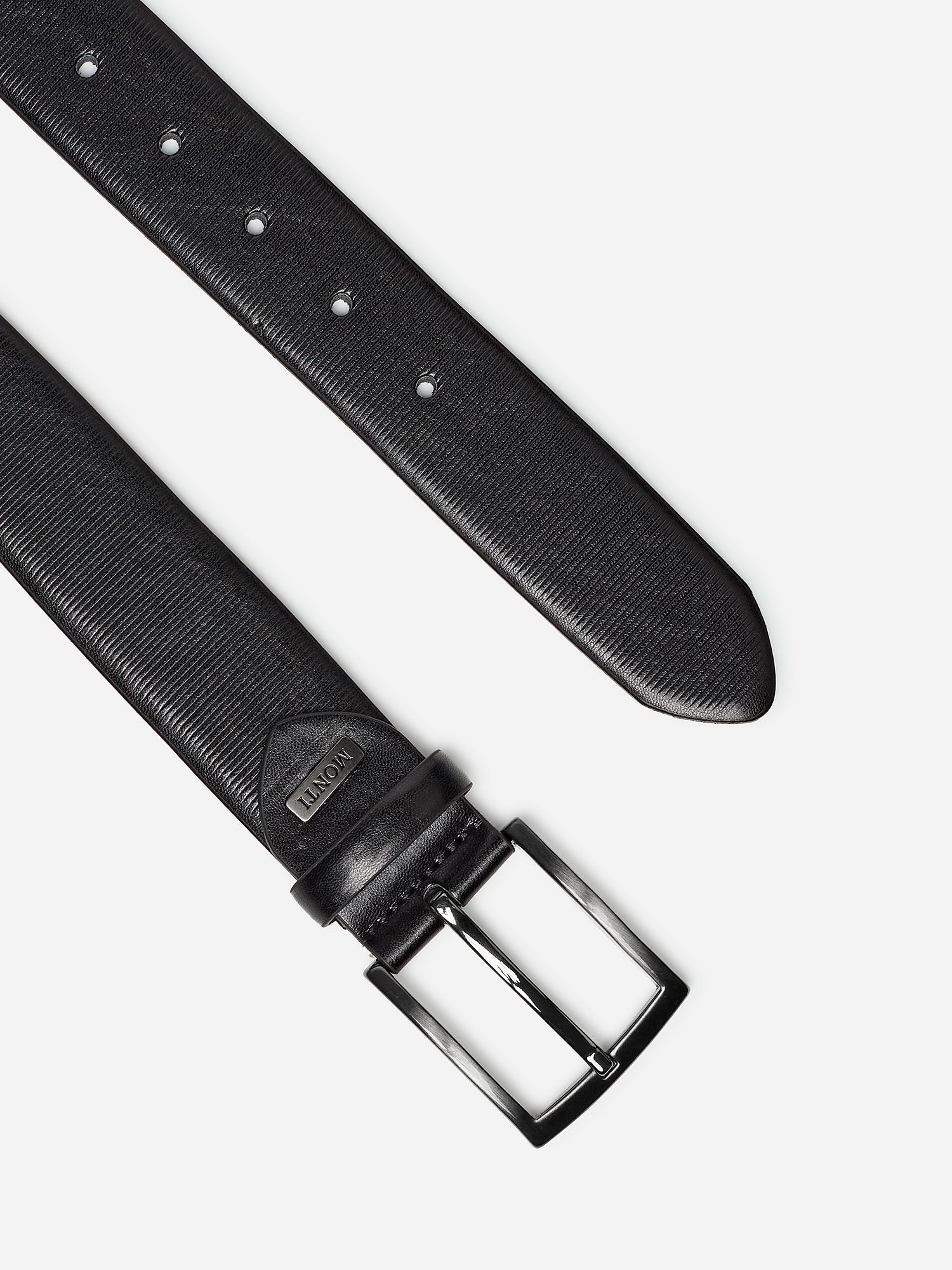 MONTI Ledergürtel »SALZBURG« mit silberfarbener Schließe