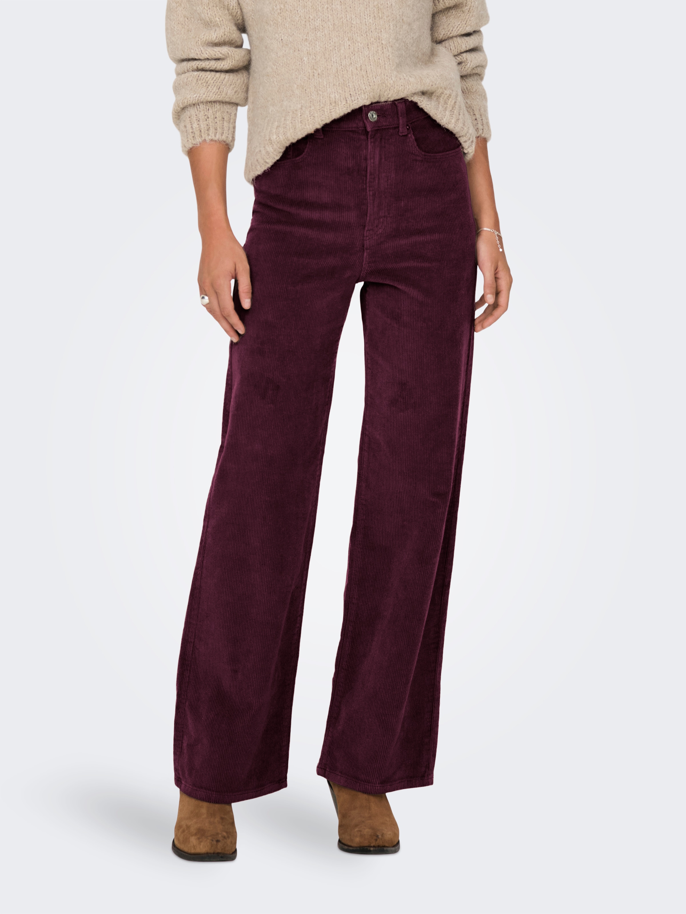 ONLY Cordhose »ONLHOPE GLOBAL HW WIDE CORD PNT NOOS«  Baumwollmischung