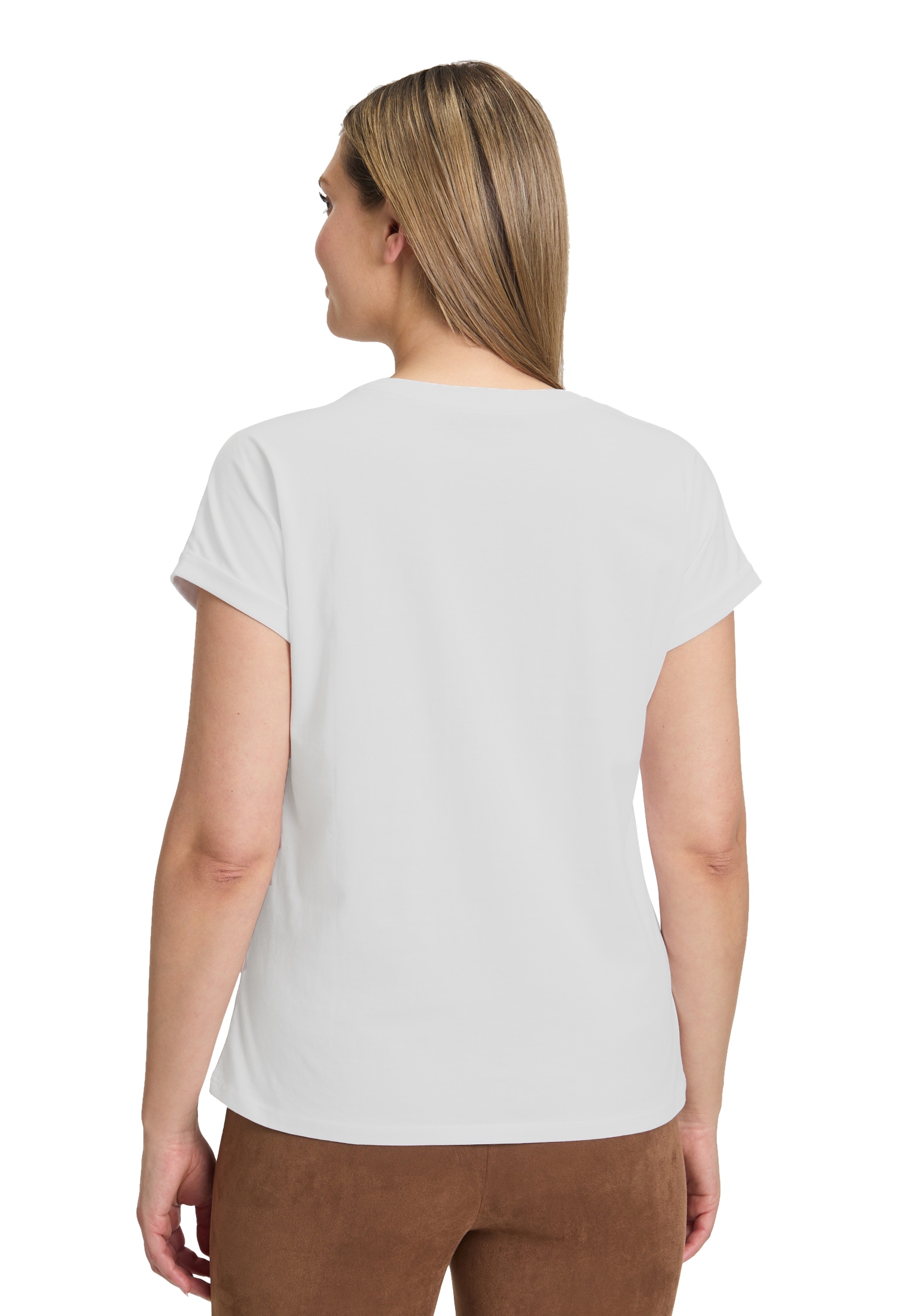 Betty Barclay Kurzarmshirt »Casual-Shirt mit Ärmelaufschlag«