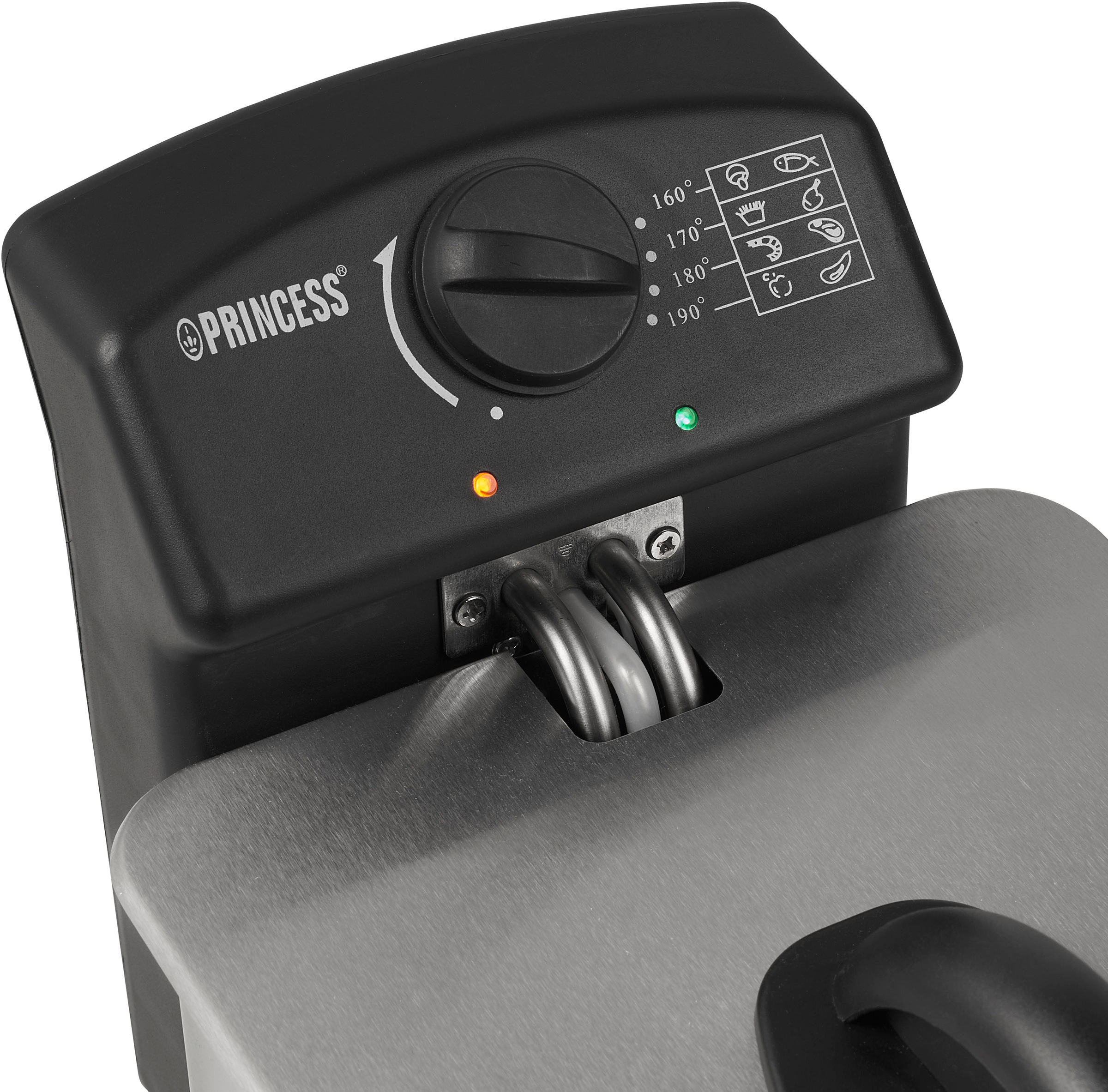 PRINCESS Fritteuse »182642«, 2000 W, Fassungsvermögen 4 l, 4 Liter Fassungsvermögen, 800 g Inhalt, Thermostat, Kaltzone