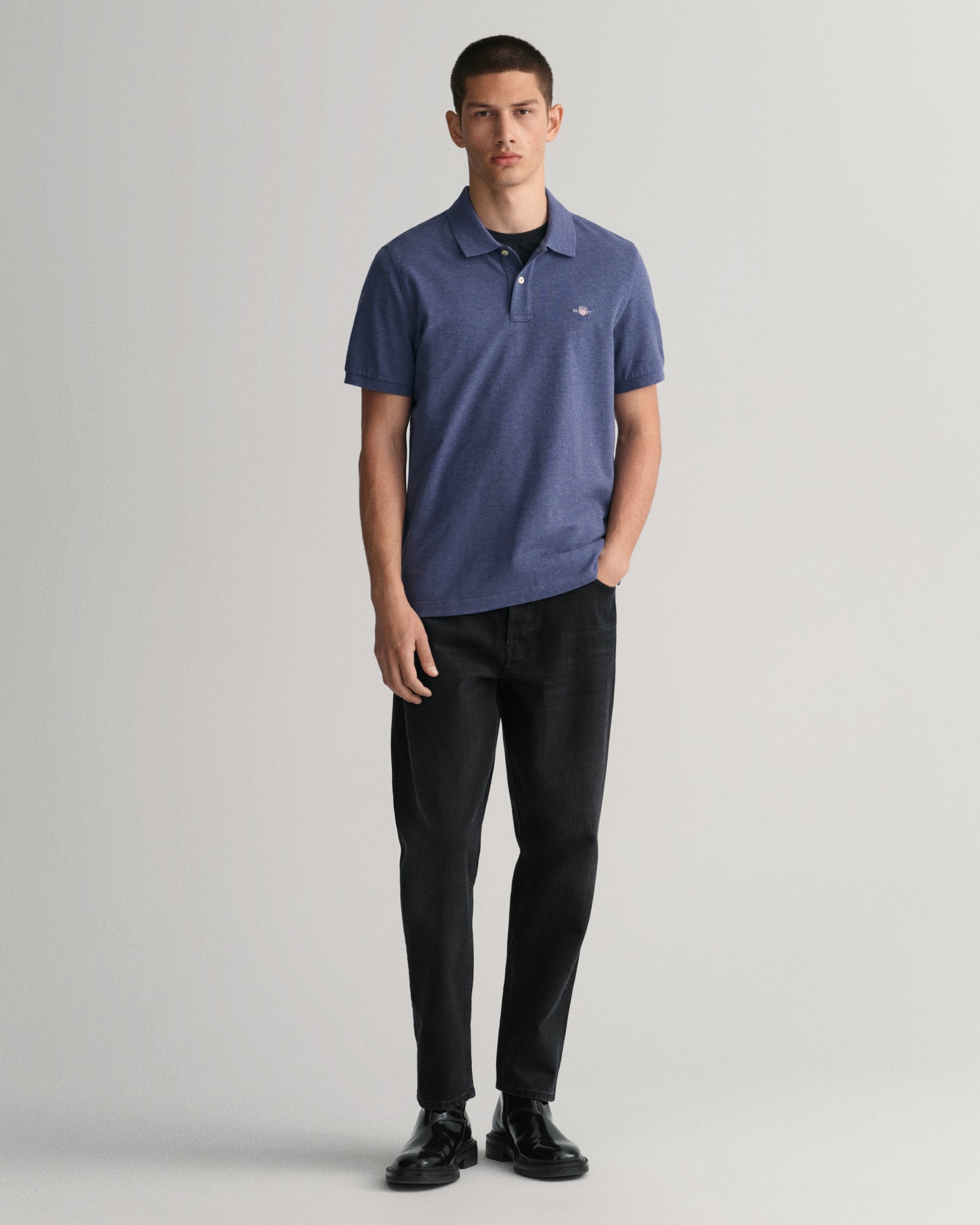 Gant Poloshirt »REG SHIELD SS PIQUE POLO«, mit Logo und Flachstrickkragen 100% Baumwolle Pique
