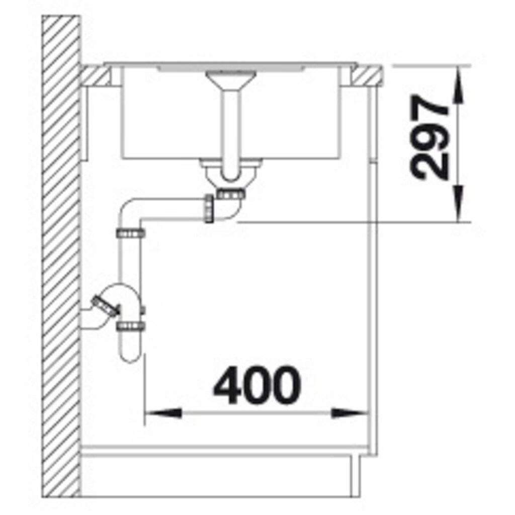 Blanco Granitspüle »METRA 45 S Compact«