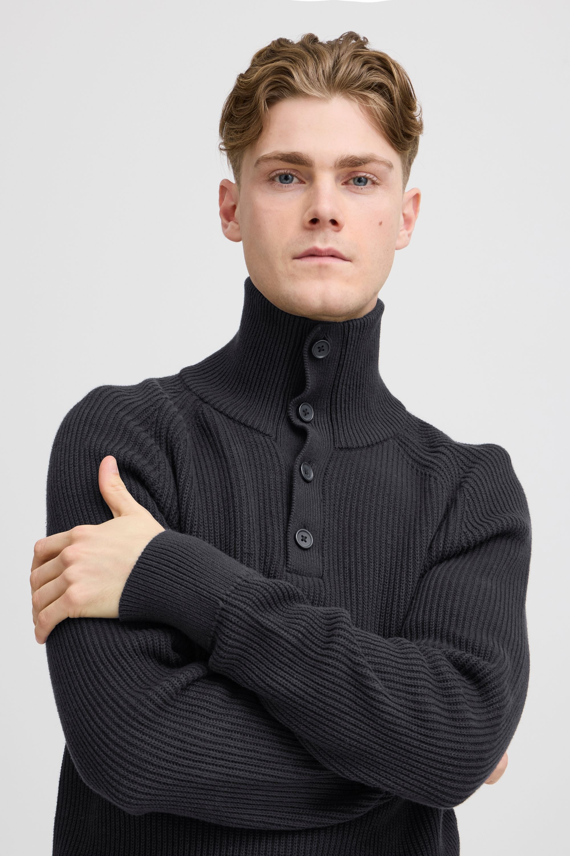 Casual Friday Troyer »Troyer CFKRISTIAN 0162 ribbed high neck knit«