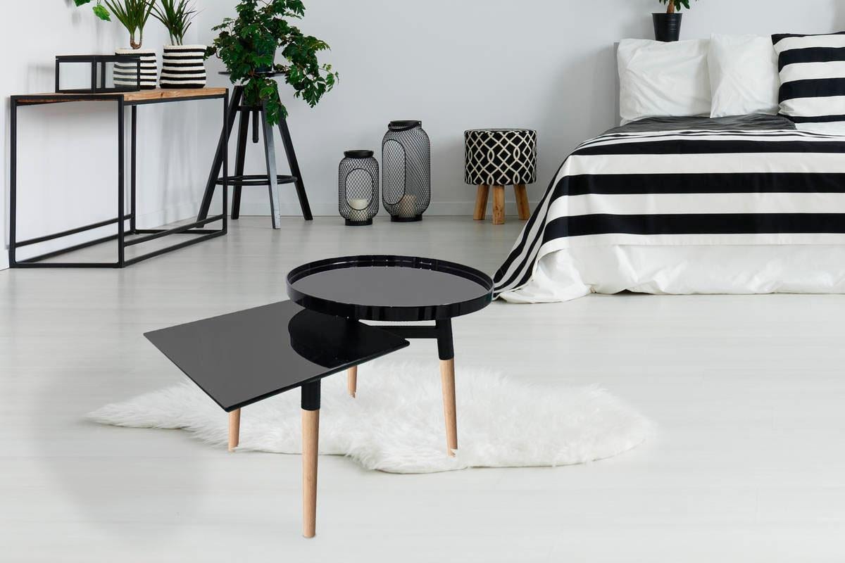 Kayoom Beistelltisch »Butler 320, attraktiver Beistelltisch« 1 Stk. tlg. Durchmesser runde Platte: ca. 49,5 / Eckige Platte: 40 x 40 cm