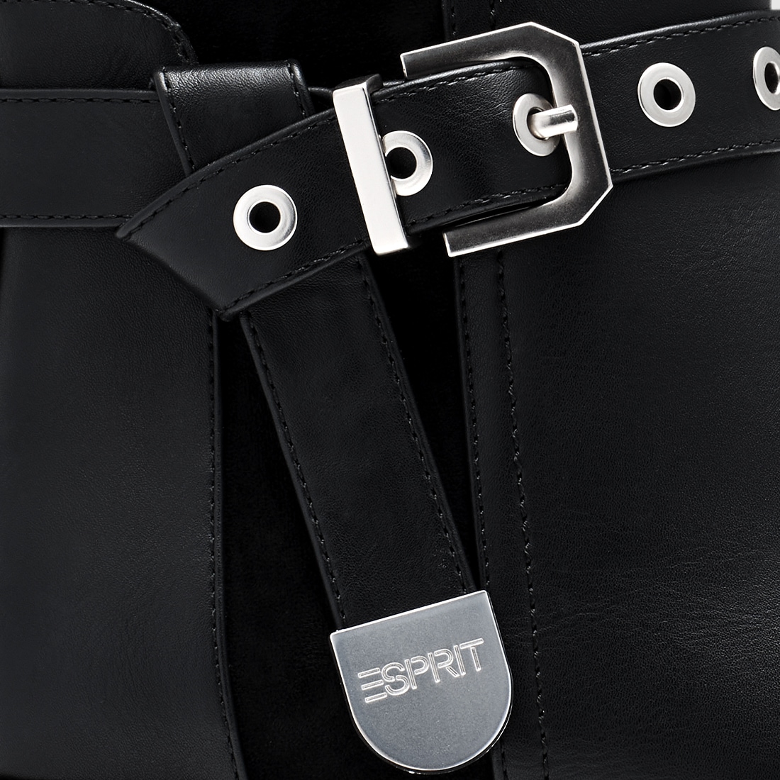 Esprit Stiefelette »LILLI«  Ankleboots mit Reißverschluss, Zierschnalle am Schaft
